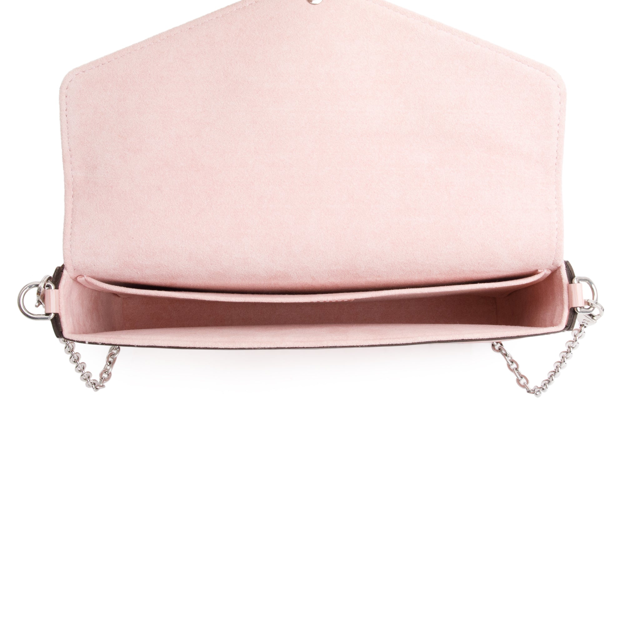 Louis Vuitton Pink Epi Leather Felicie Pochette Bag w/ Box & Inserts