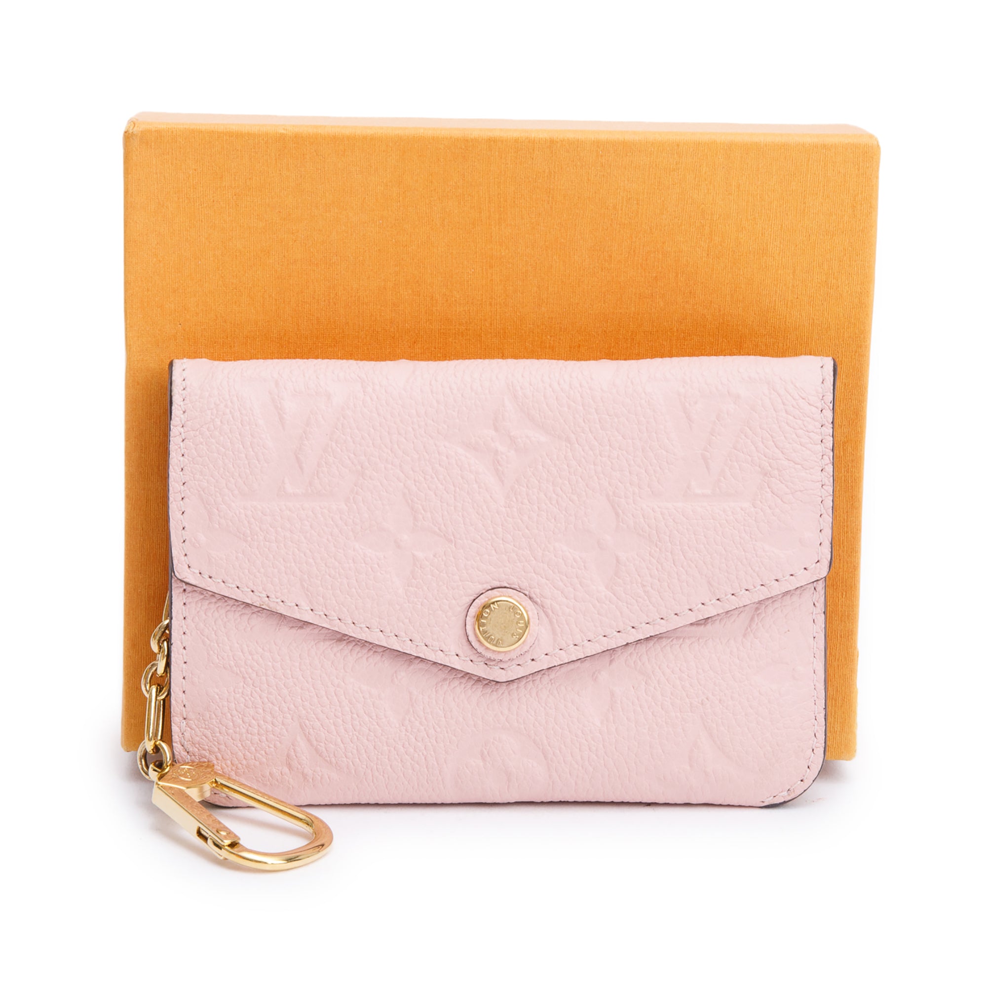 Louis Vuitton Pink Monogram Empreinte Key Pouch w/ Box
