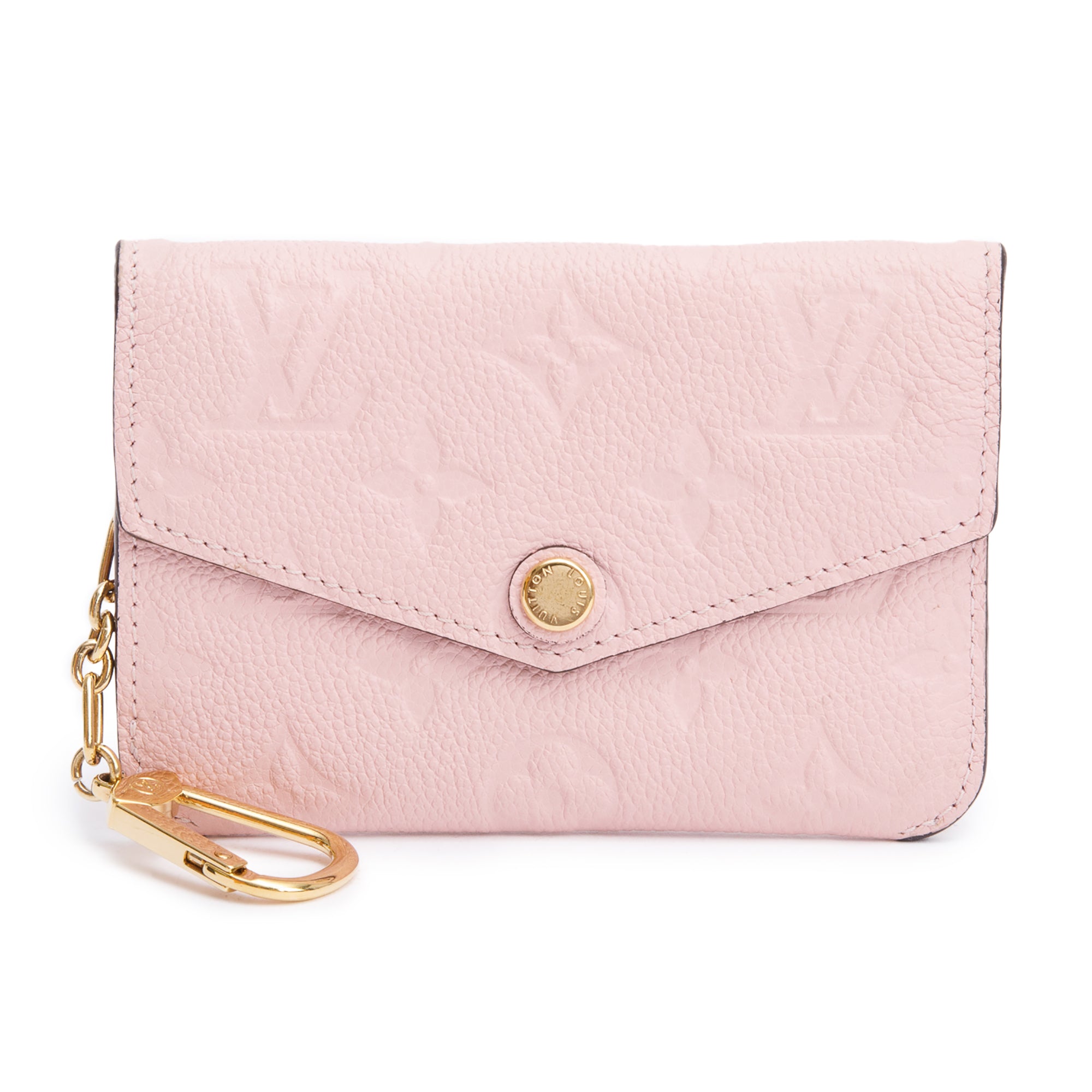 Louis Vuitton Pink Monogram Empreinte Key Pouch w/ Box