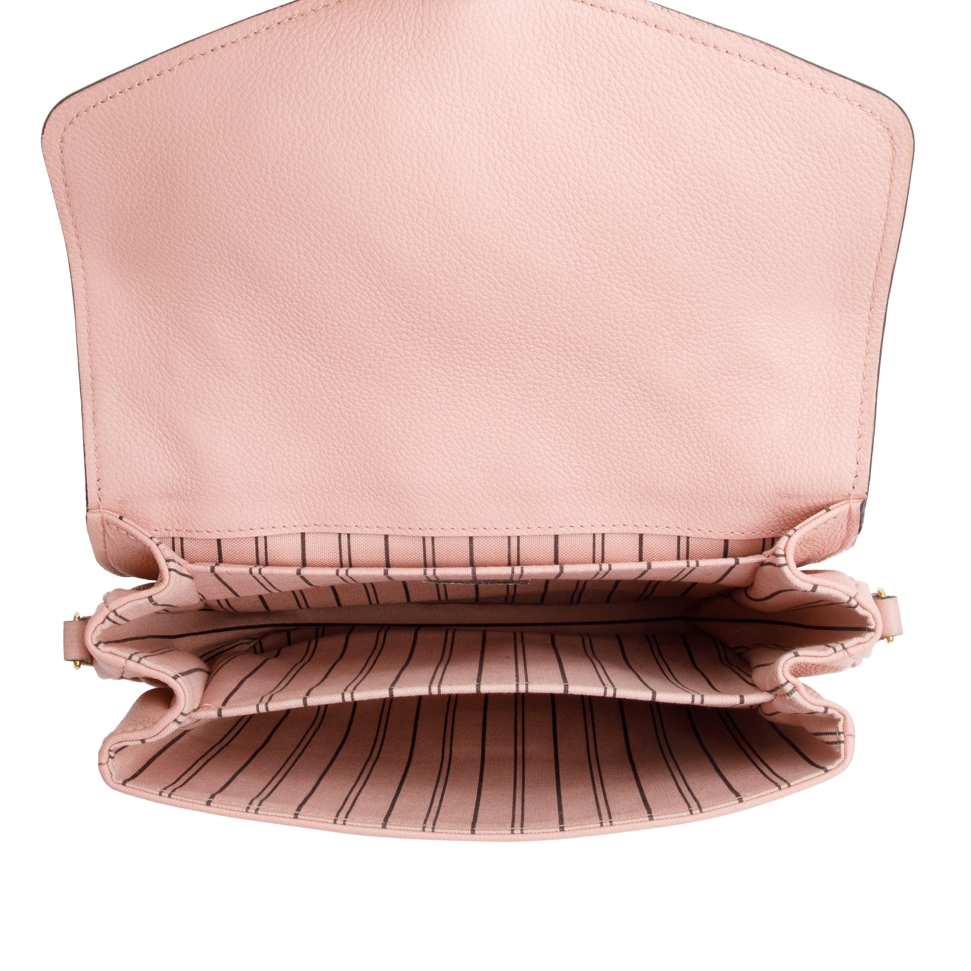 Louis Vuitton Pink Monogram Empreinte Leather Pochette Metis
