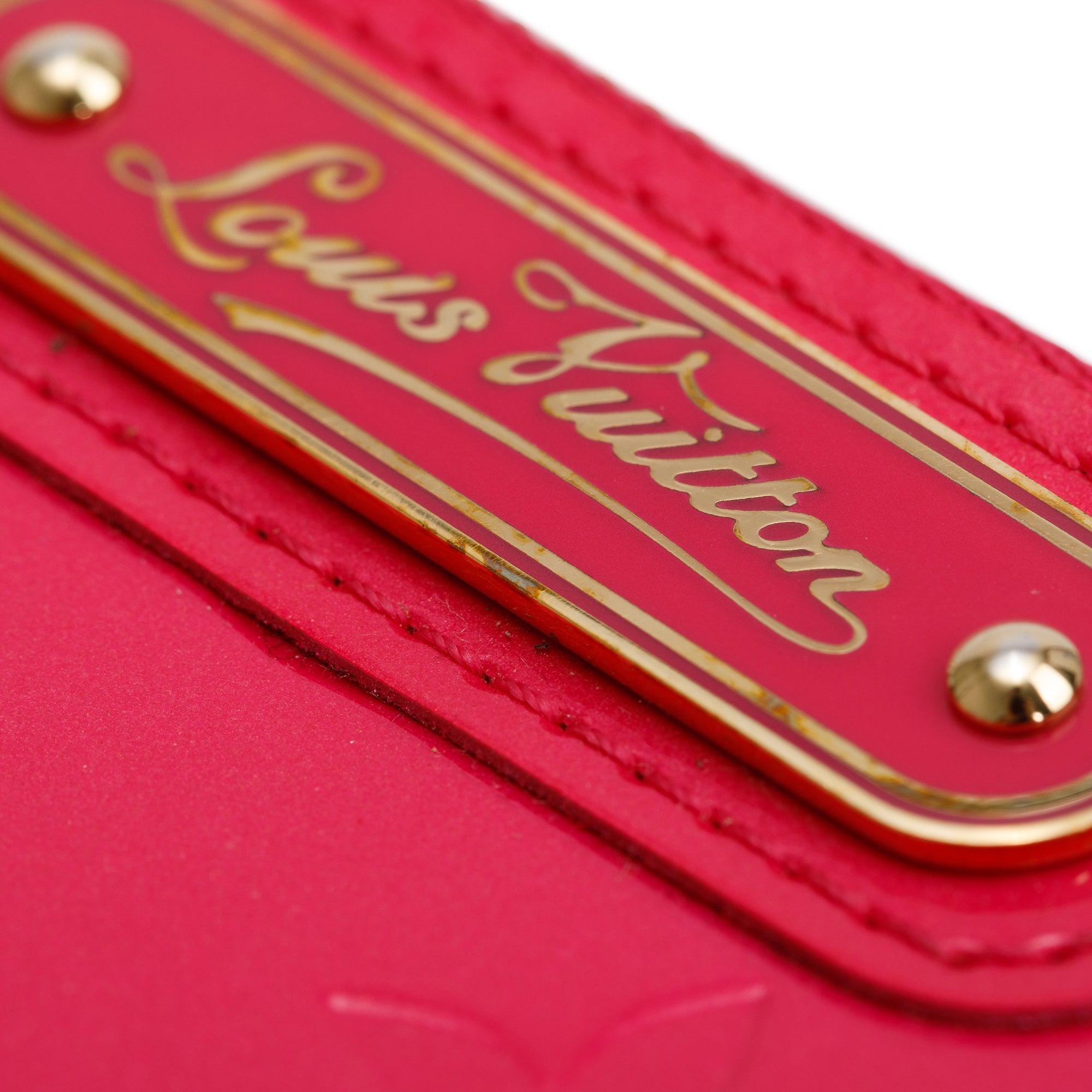 Louis Vuitton Pink Monogram Vernis Leather Key Pouch