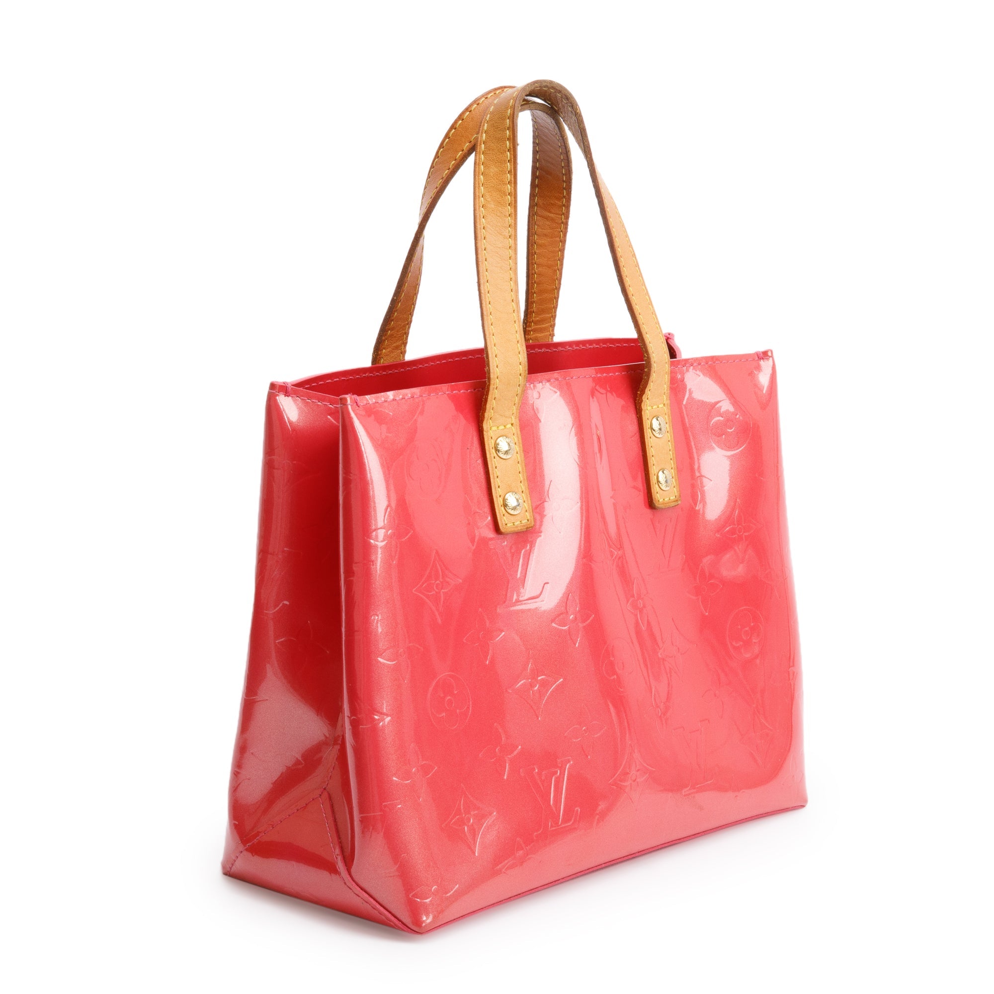 Louis Vuitton Pink Monogram Vernis Reade PM