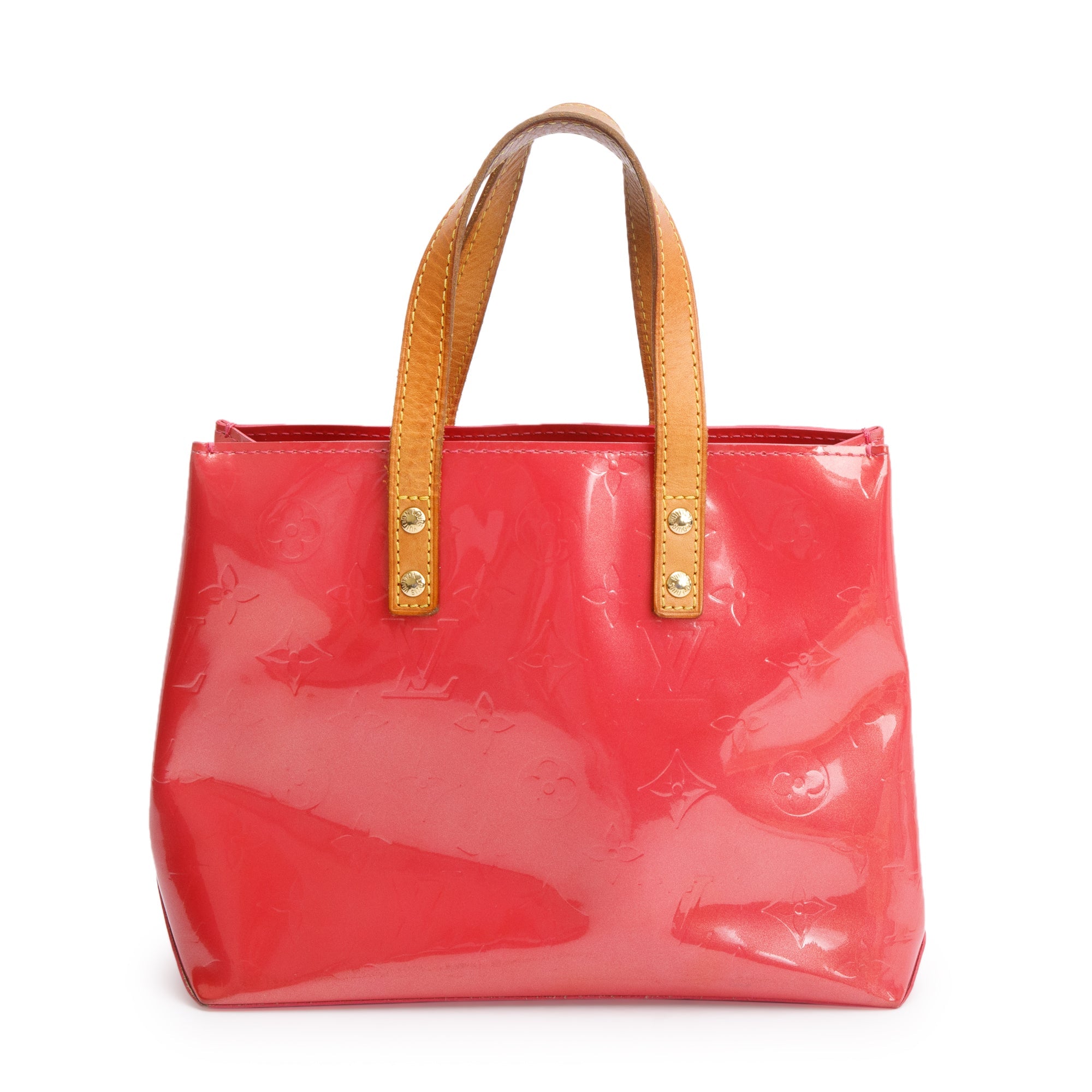 Louis Vuitton Pink Monogram Vernis Reade PM