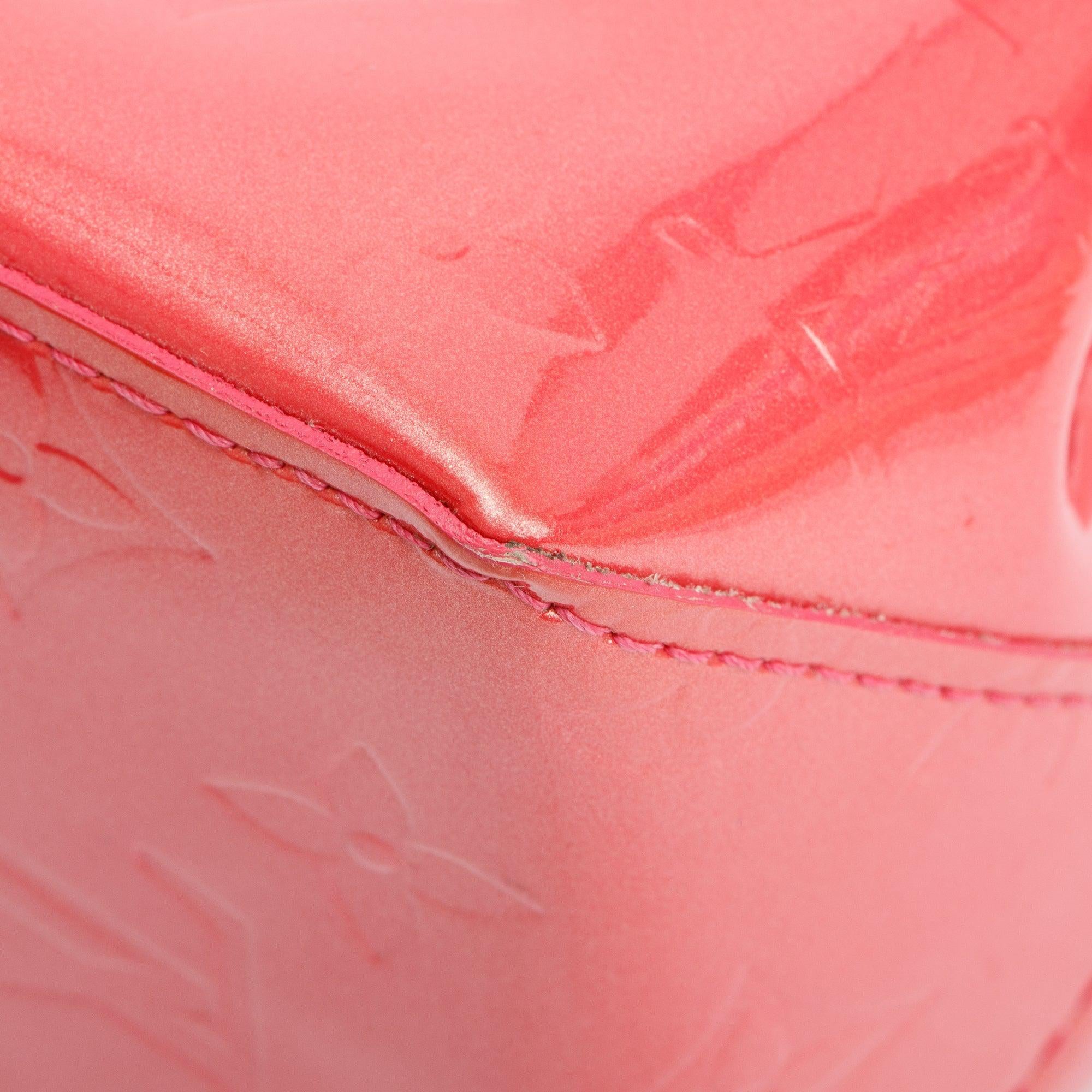 Louis Vuitton Pink Monogram Vernis Reade PM