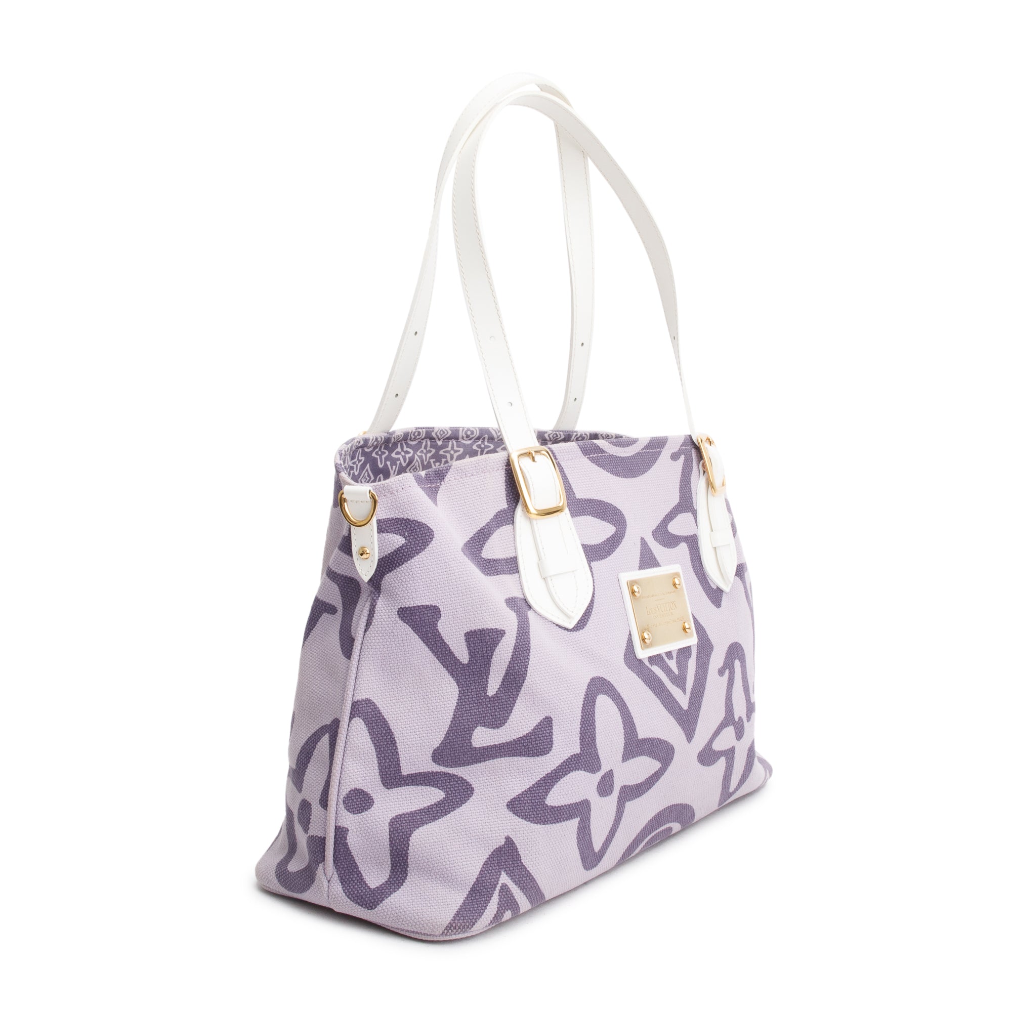 Louis Vuitton Purple Canvas Tahitienne Cabas PM