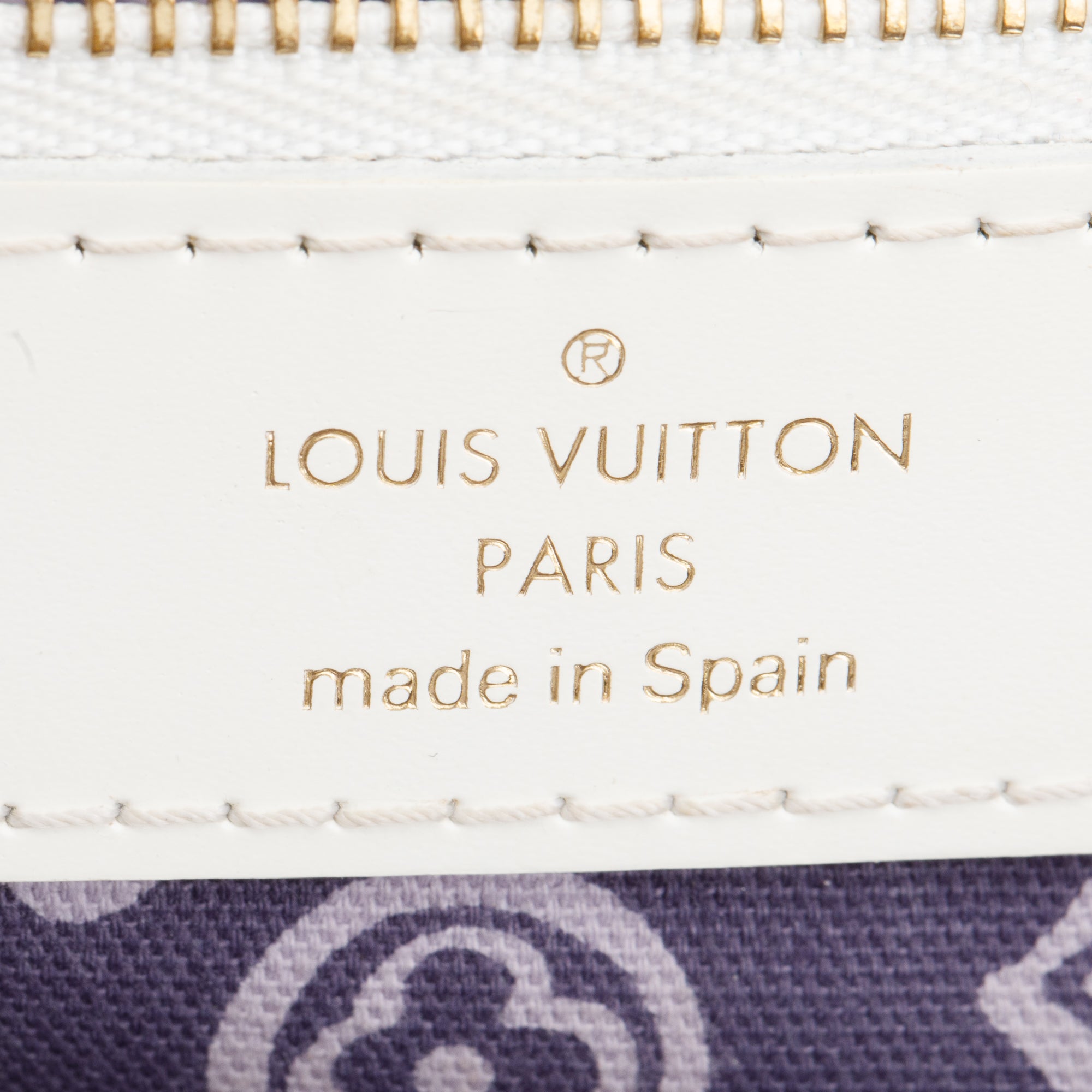 Louis Vuitton Purple Canvas Tahitienne Cabas PM