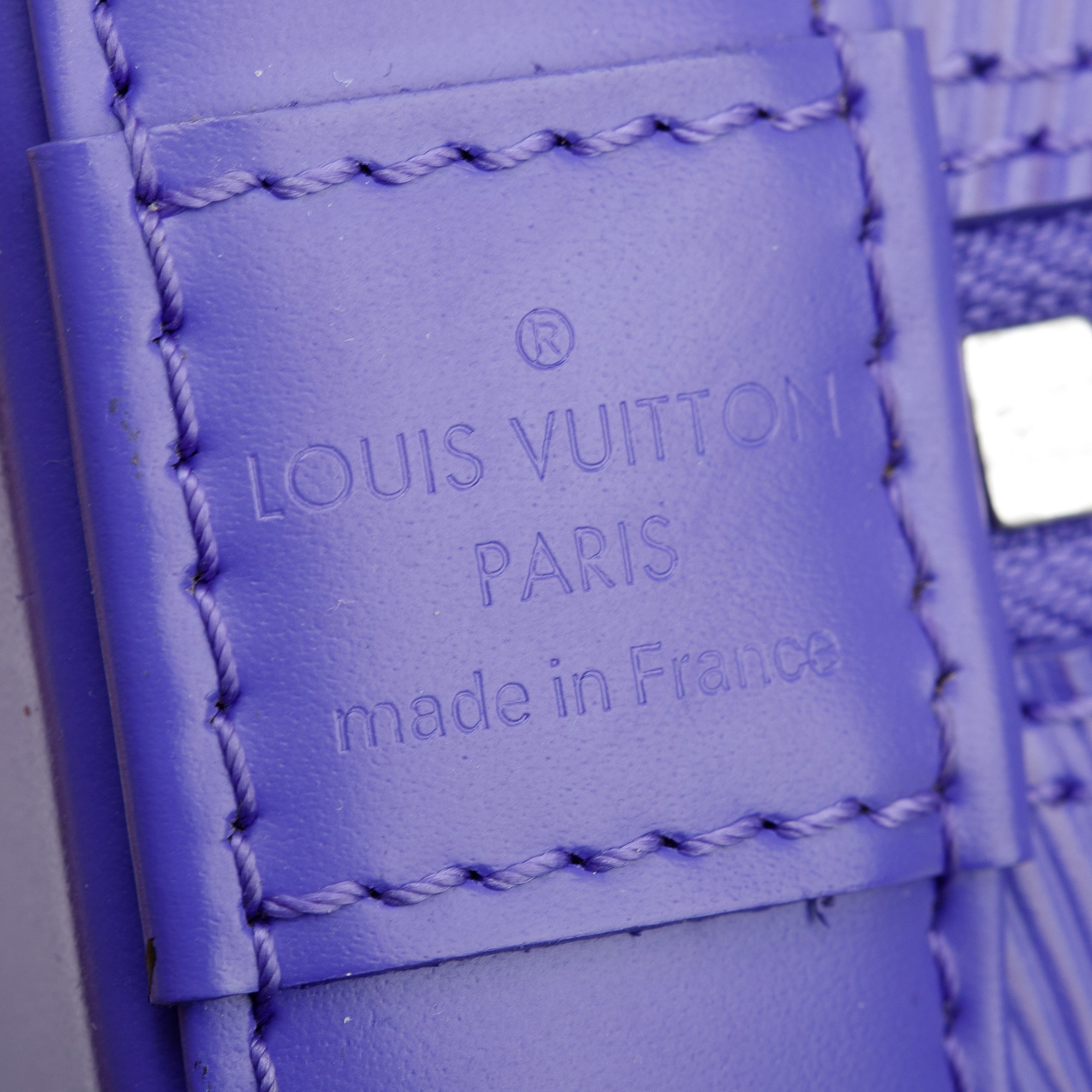 Louis Vuitton Purple Epi Leather Alma PM