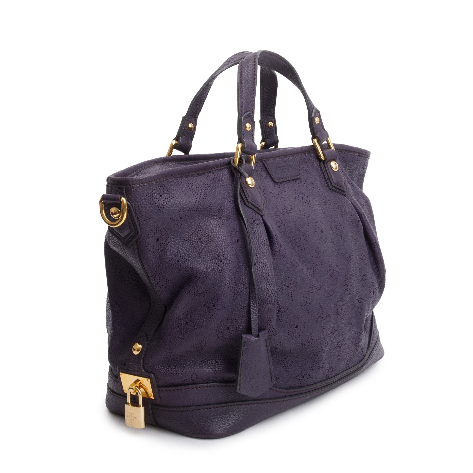 Louis Vuitton Purple Monogram Mahina Stellar PM Tote w/ Strap