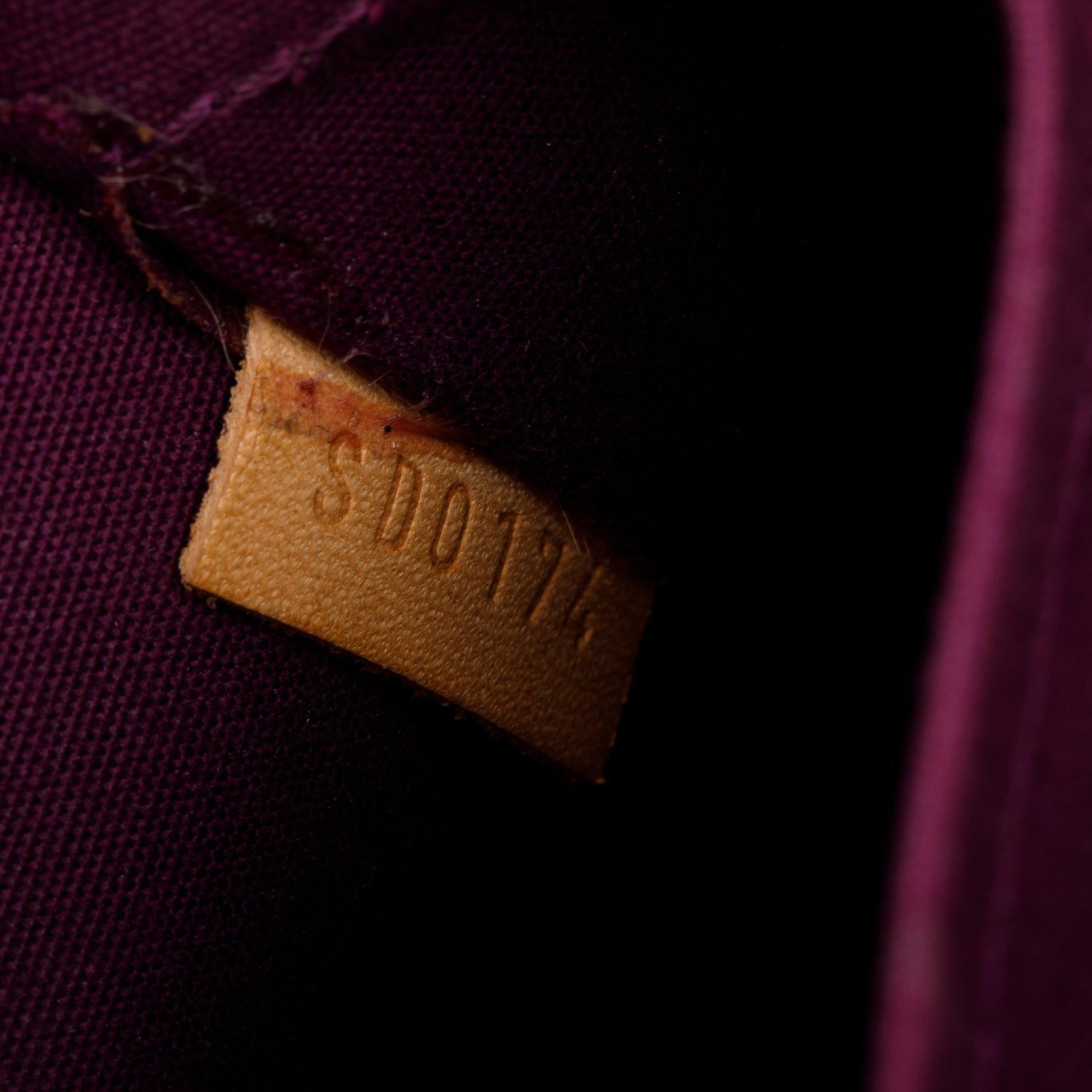 Louis Vuitton Purple Monogram Vernis Alma GM w/ Box