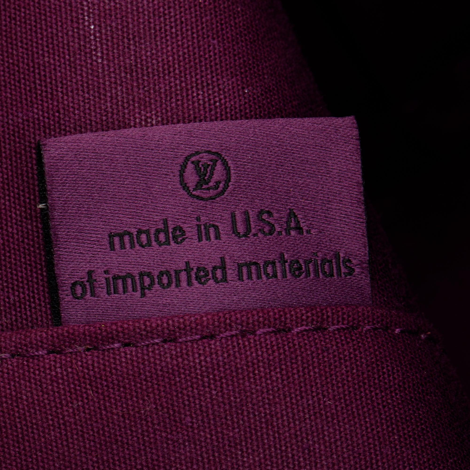 Louis Vuitton Purple Monogram Vernis Alma GM w/ Box