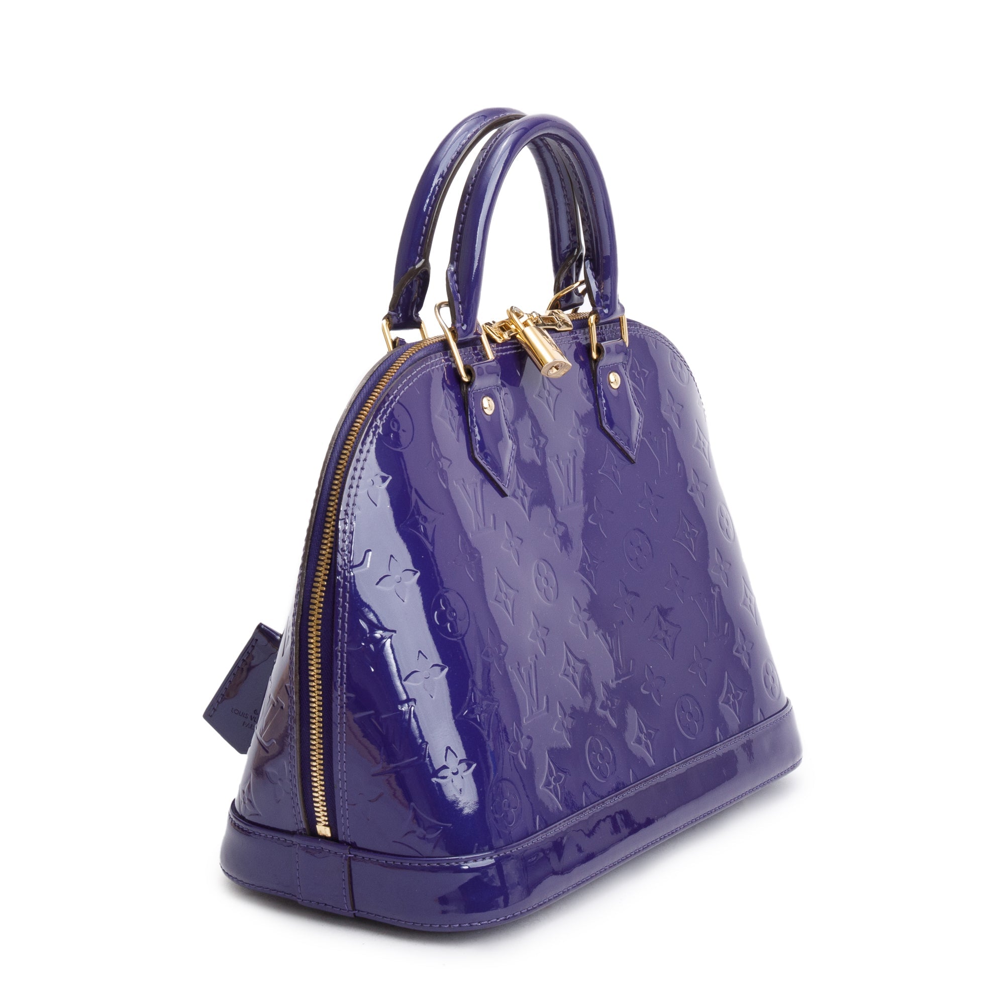 Louis Vuitton Purple Monogram Vernis Alma PM
