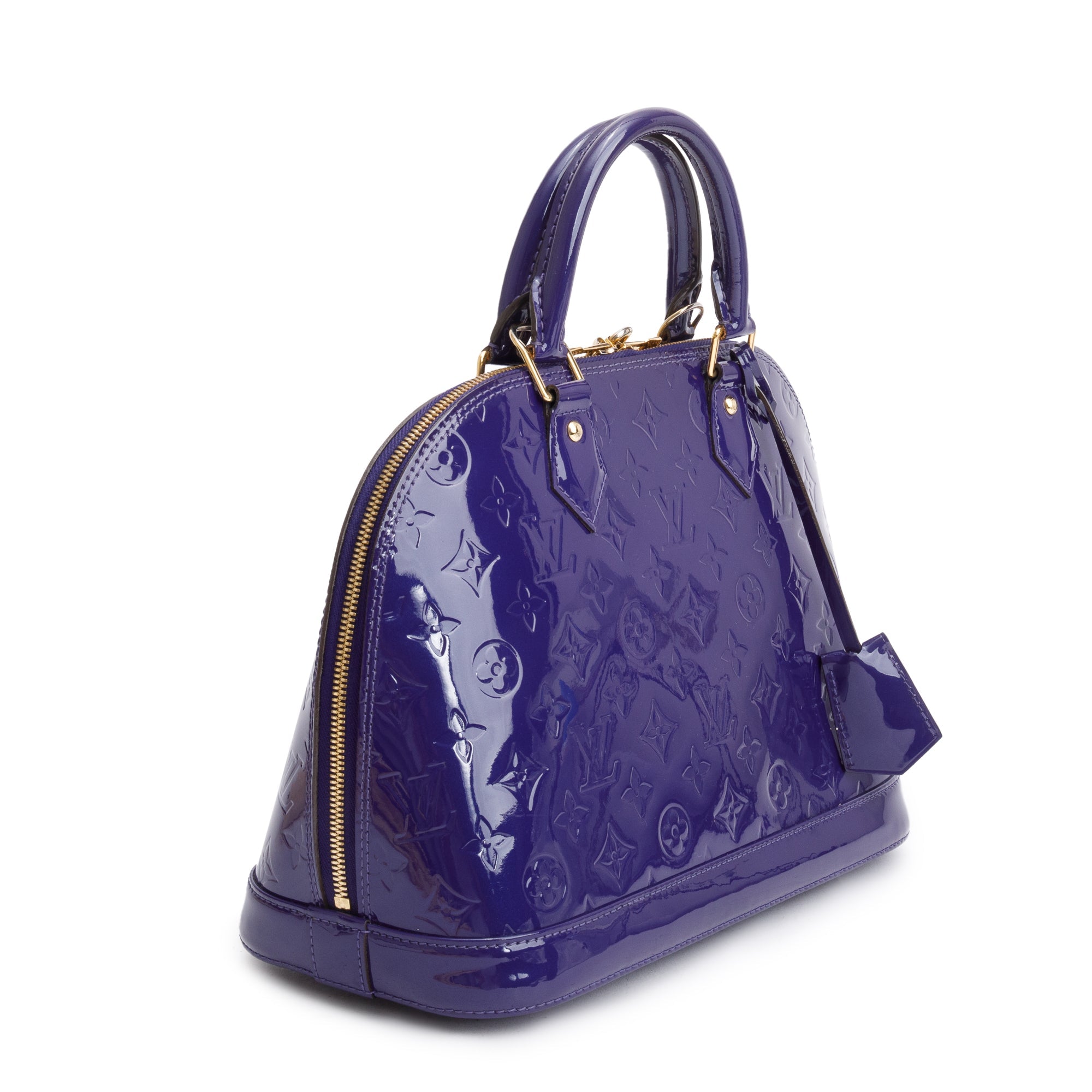 Louis Vuitton Purple Monogram Vernis Alma PM