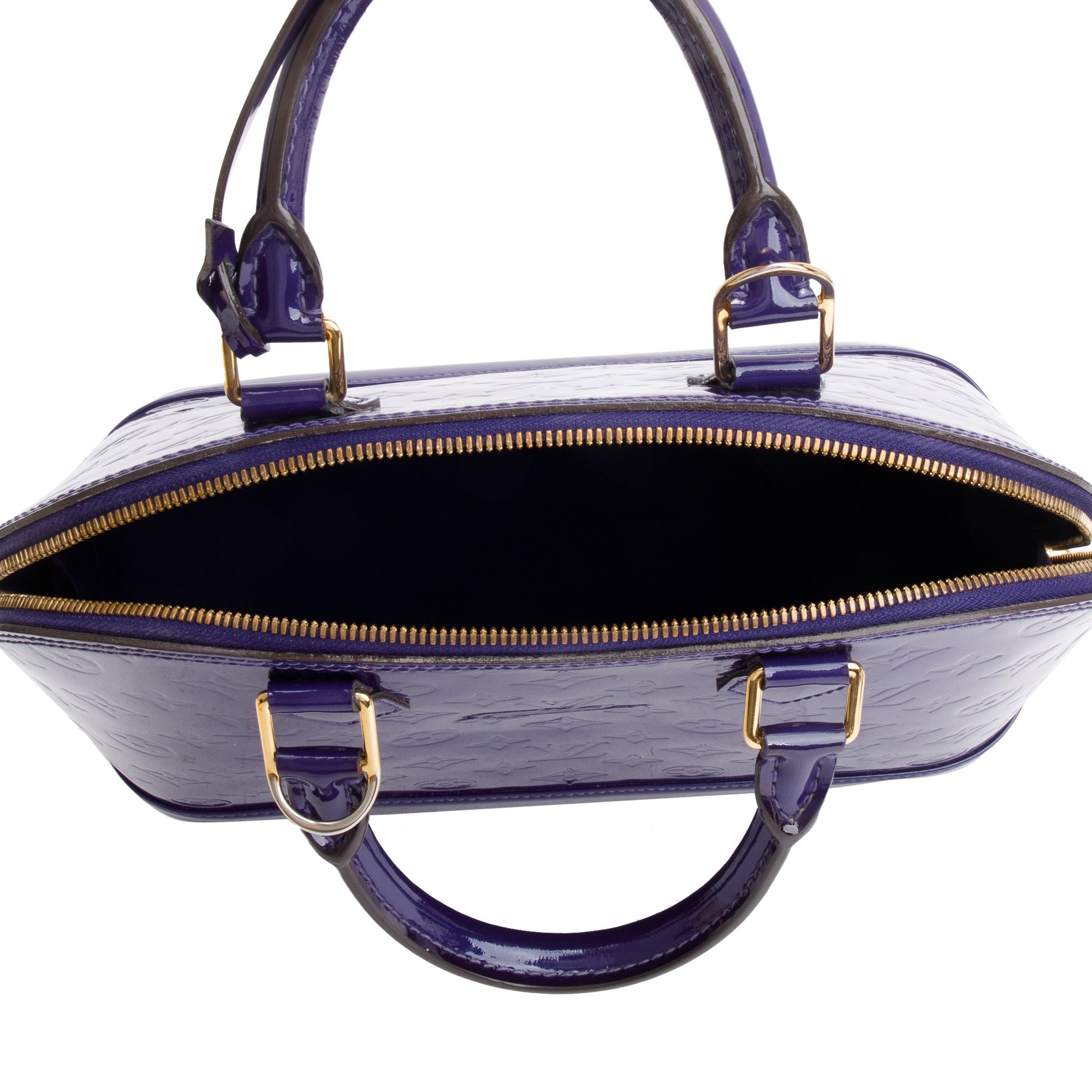Louis Vuitton Purple Monogram Vernis Alma PM