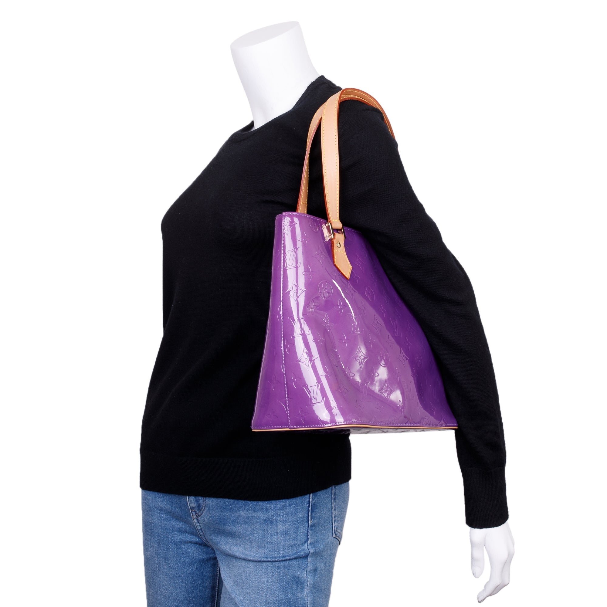 Louis Vuitton Purple Monogram Vernis Houston Tote