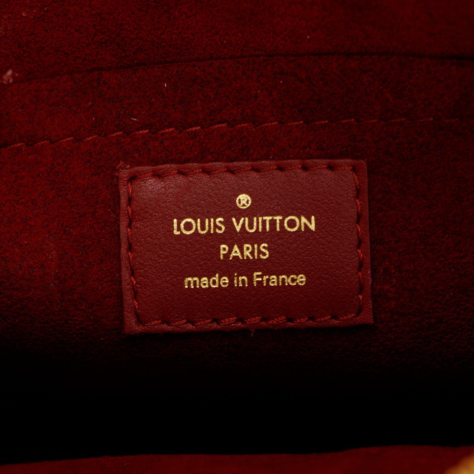 Louis Vuitton Red Calfskin Leather New Wave Camera Bag