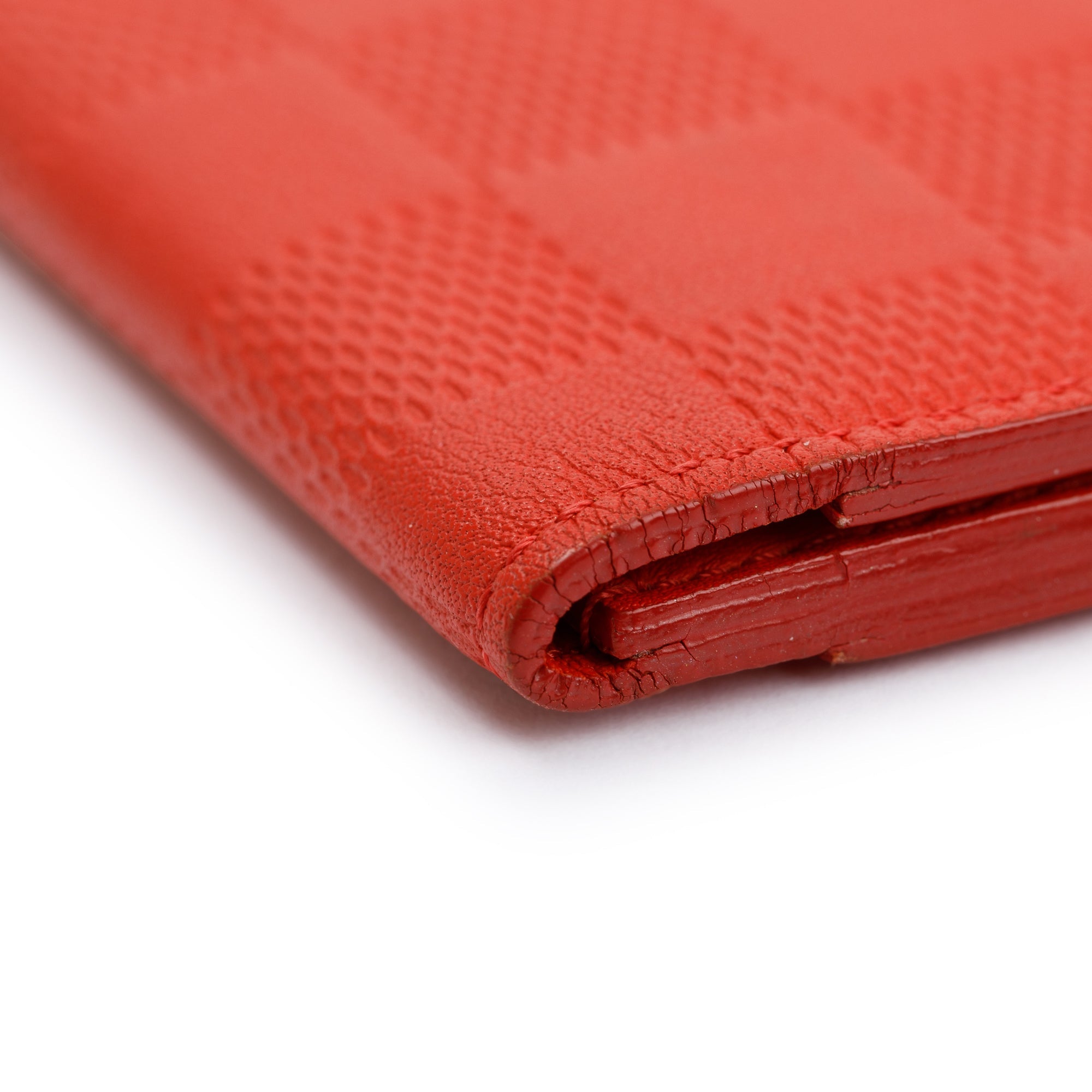 Louis Vuitton Red Damier Infini Leather Pocket Organizer