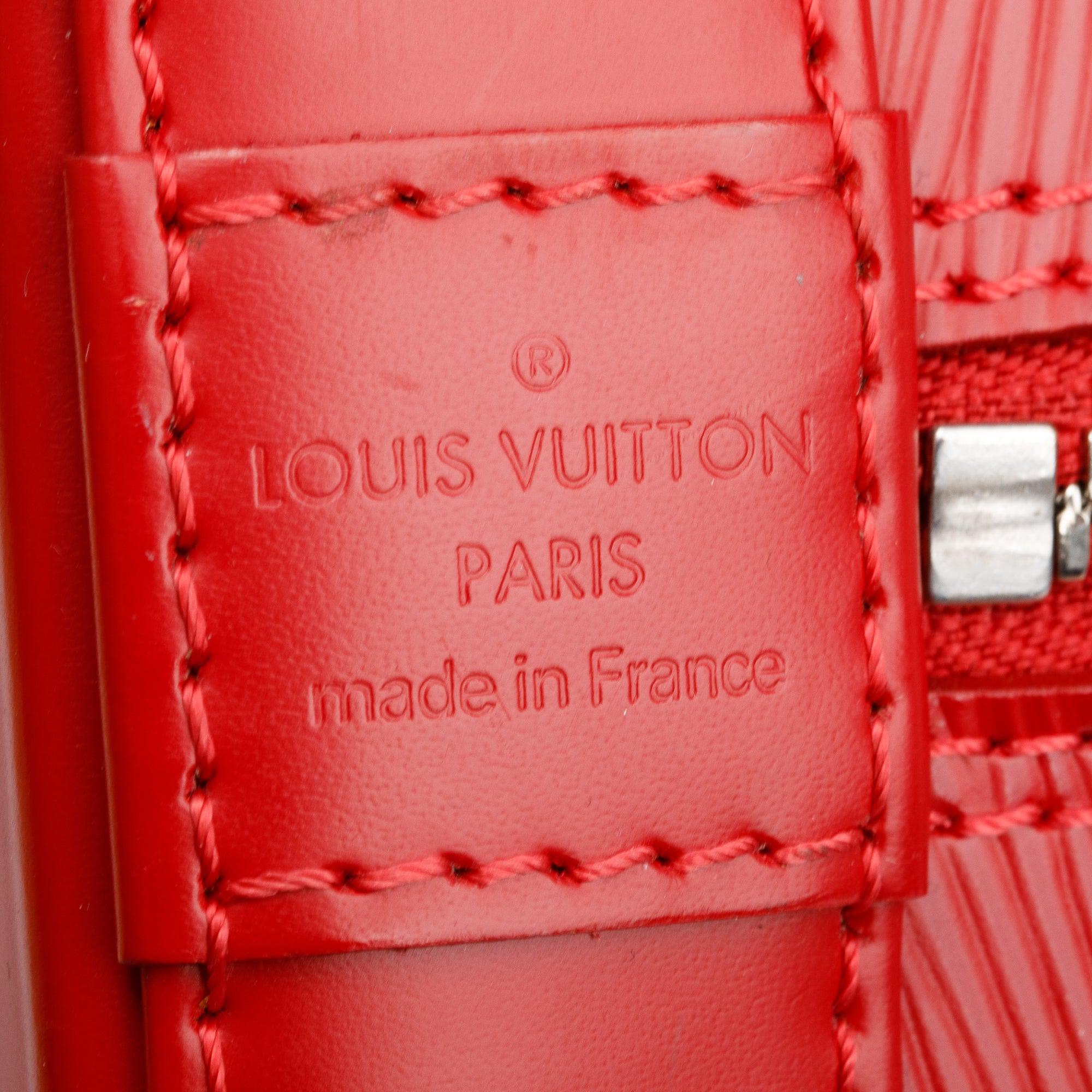 Louis Vuitton Red Epi Leather Alma PM