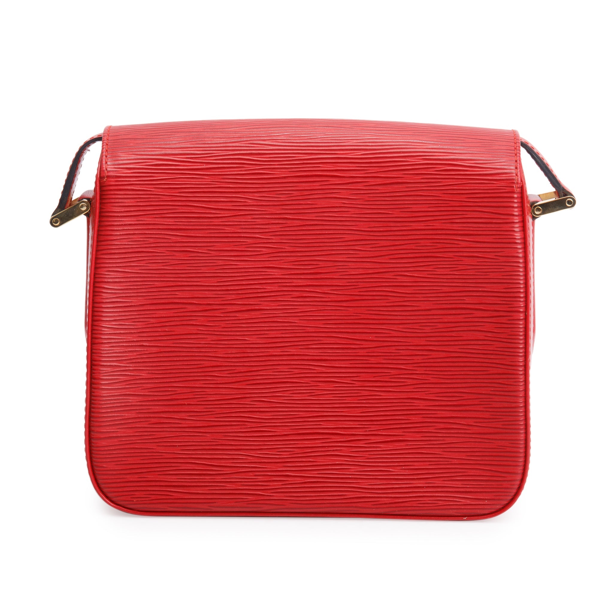 Louis Vuitton Red Epi Leather Buci Bag