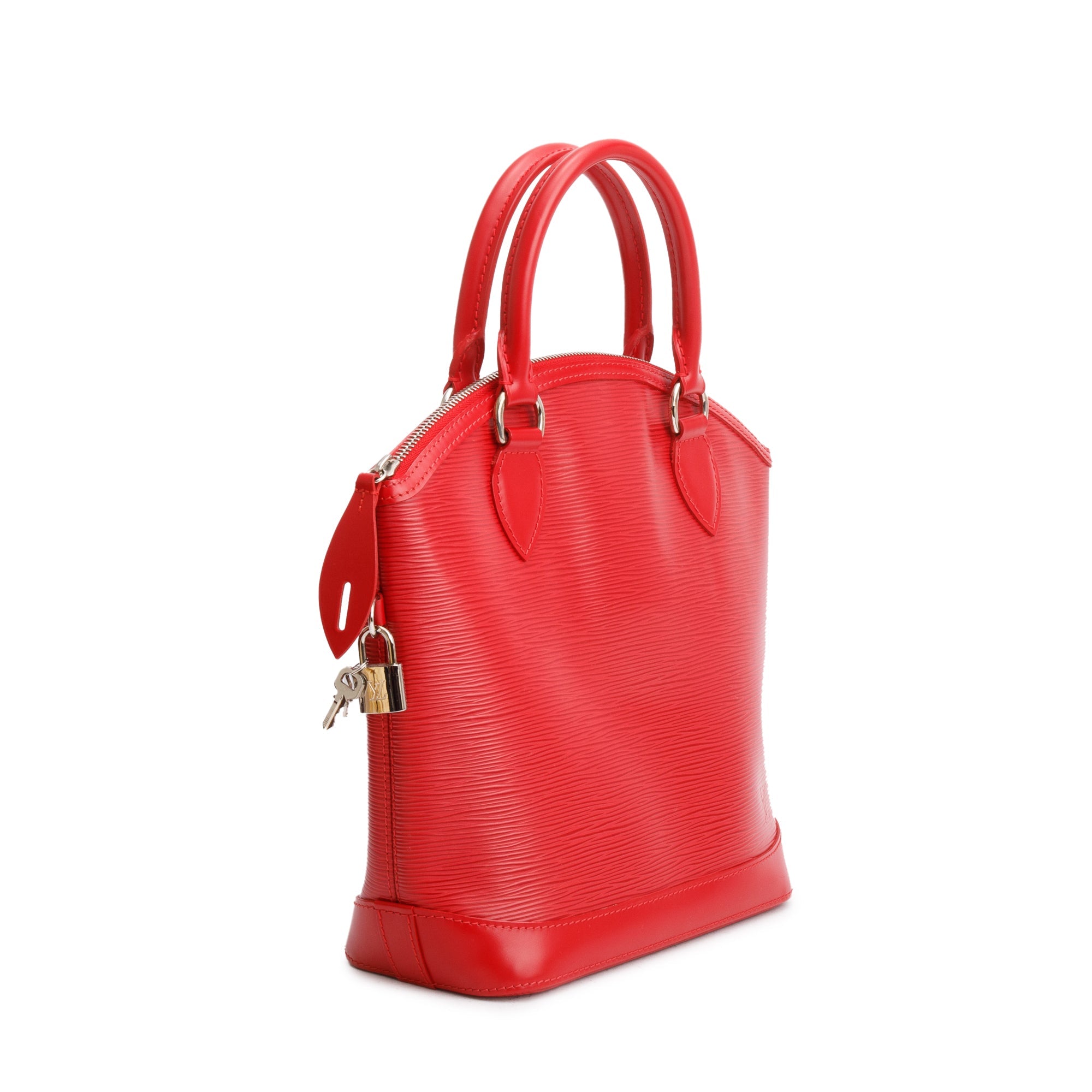 Louis Vuitton Red Epi Leather Lockit Vertical