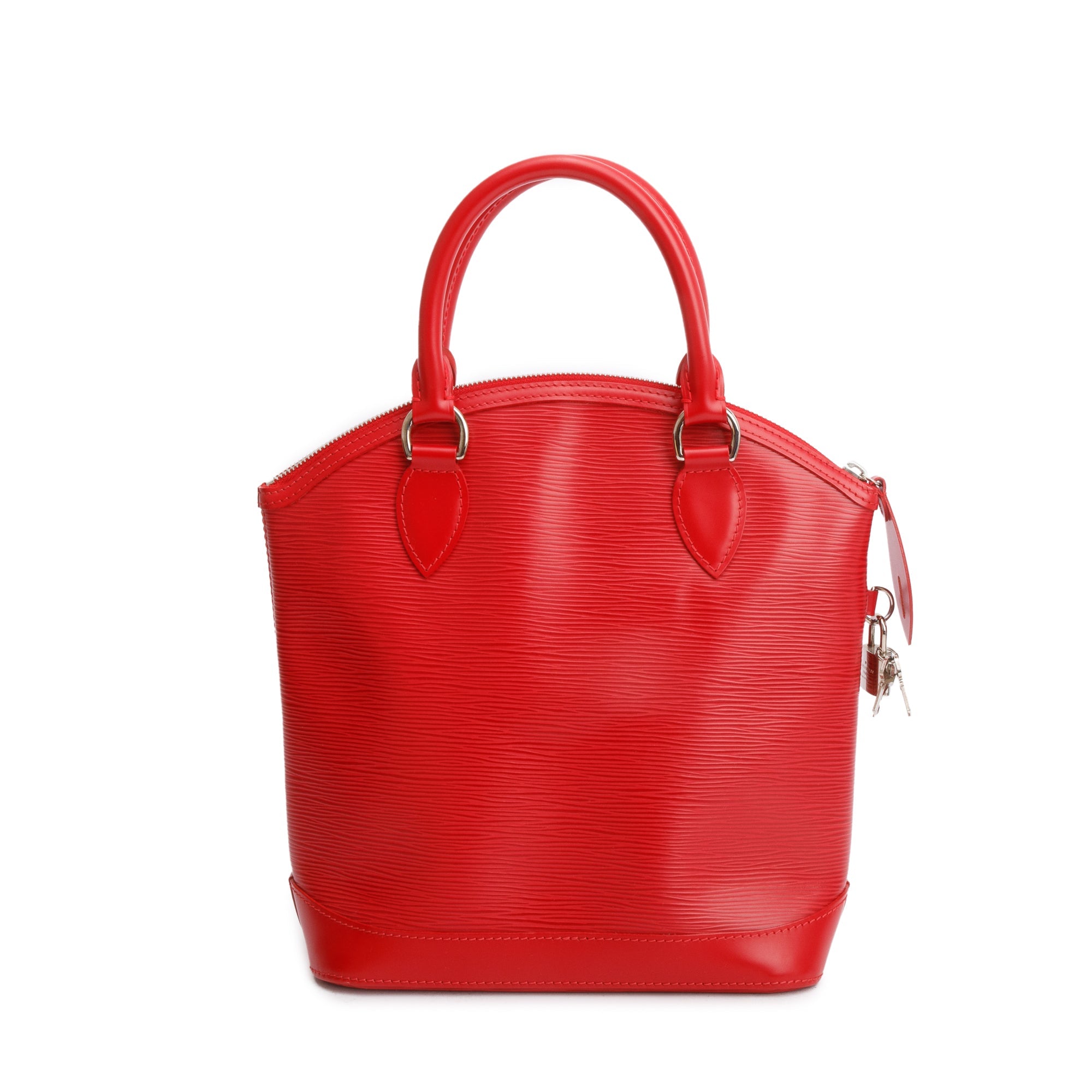 Louis Vuitton Red Epi Leather Lockit Vertical