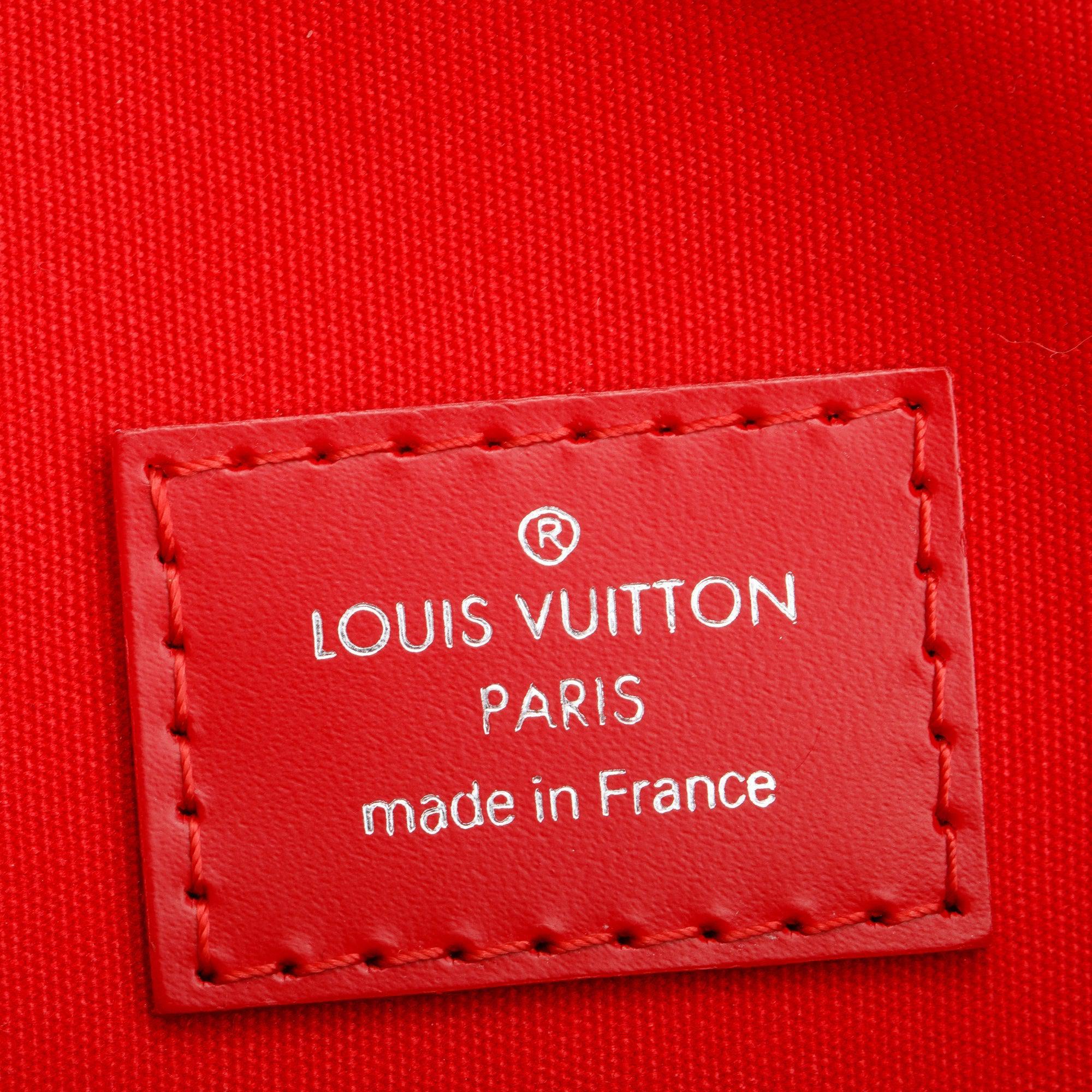 Louis Vuitton Red Epi Leather Lockit Vertical