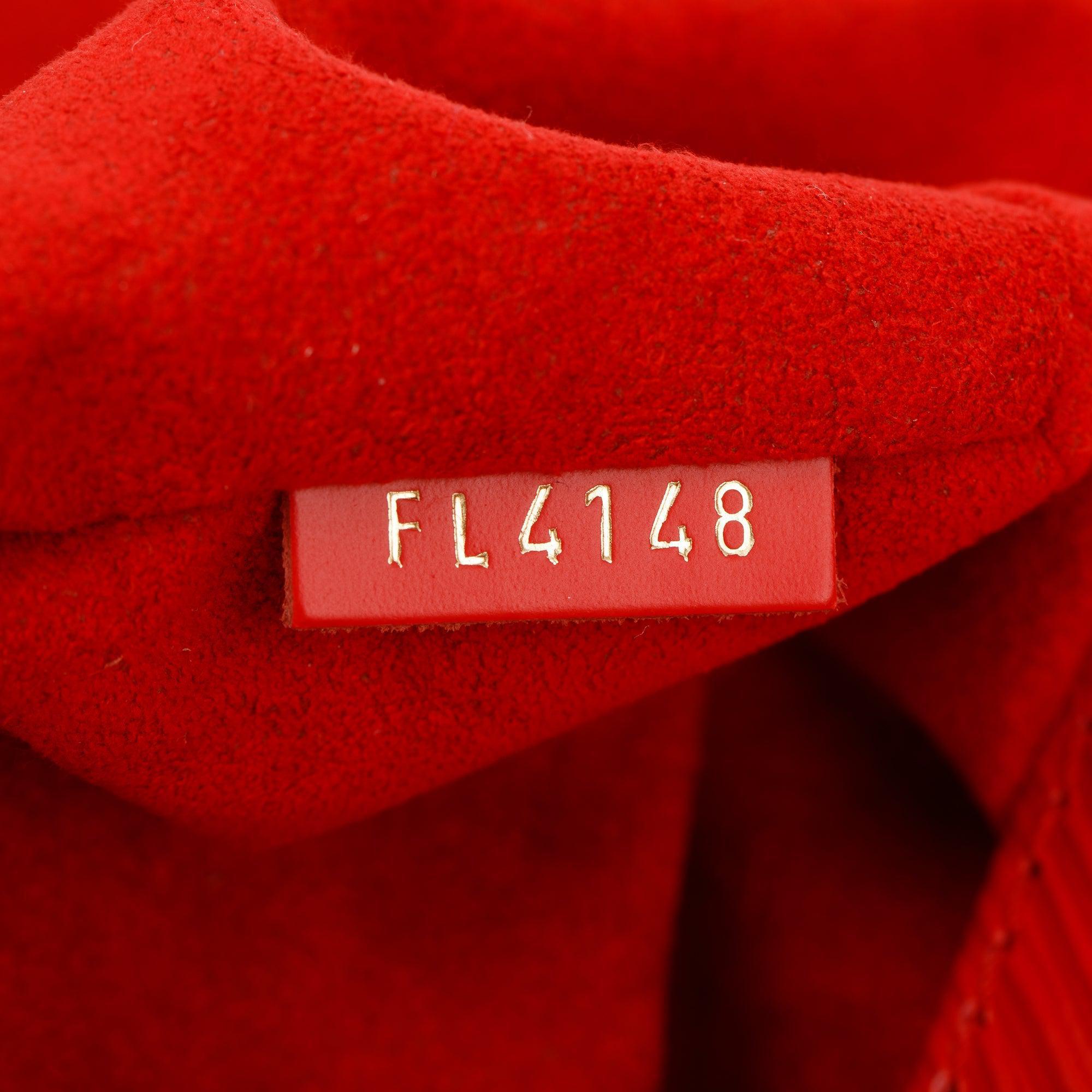 Louis Vuitton Red Epi Leather Locky BB w/ Strap & Box