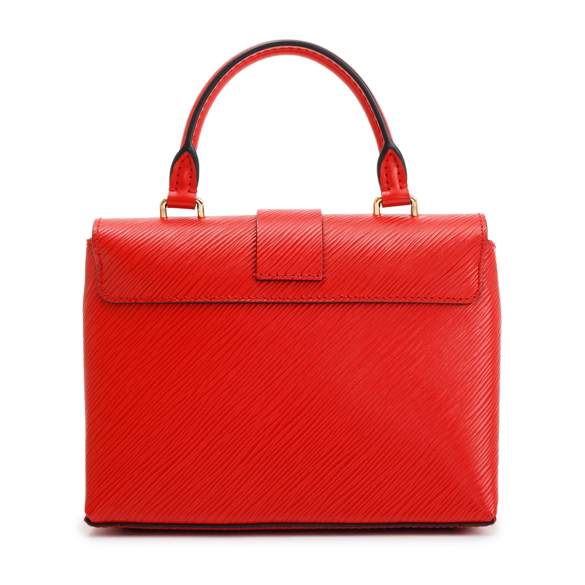 Louis Vuitton Red Epi Leather Locky BB w/ Strap & Box