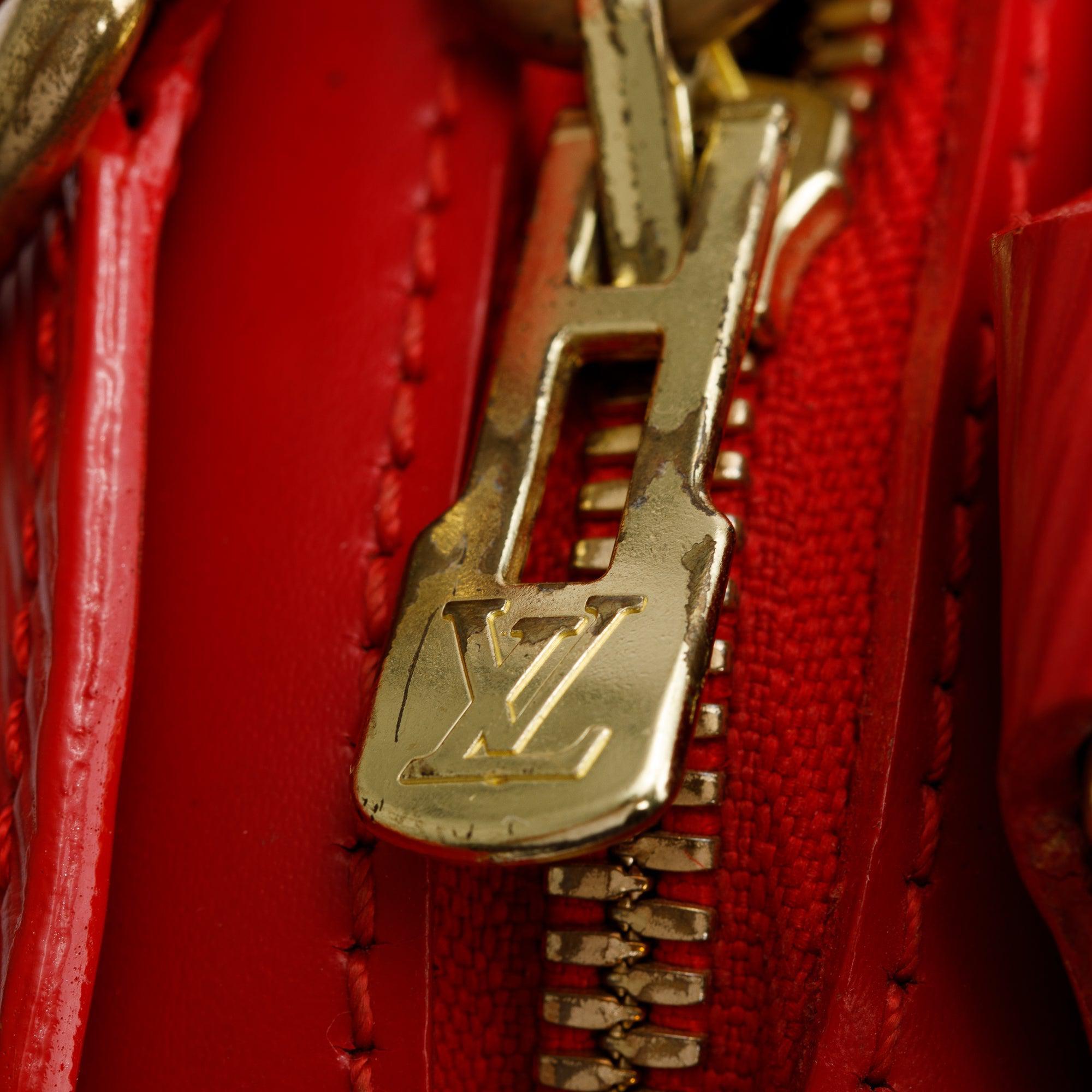 Louis Vuitton Red Epi Leather Mabillon Backpack