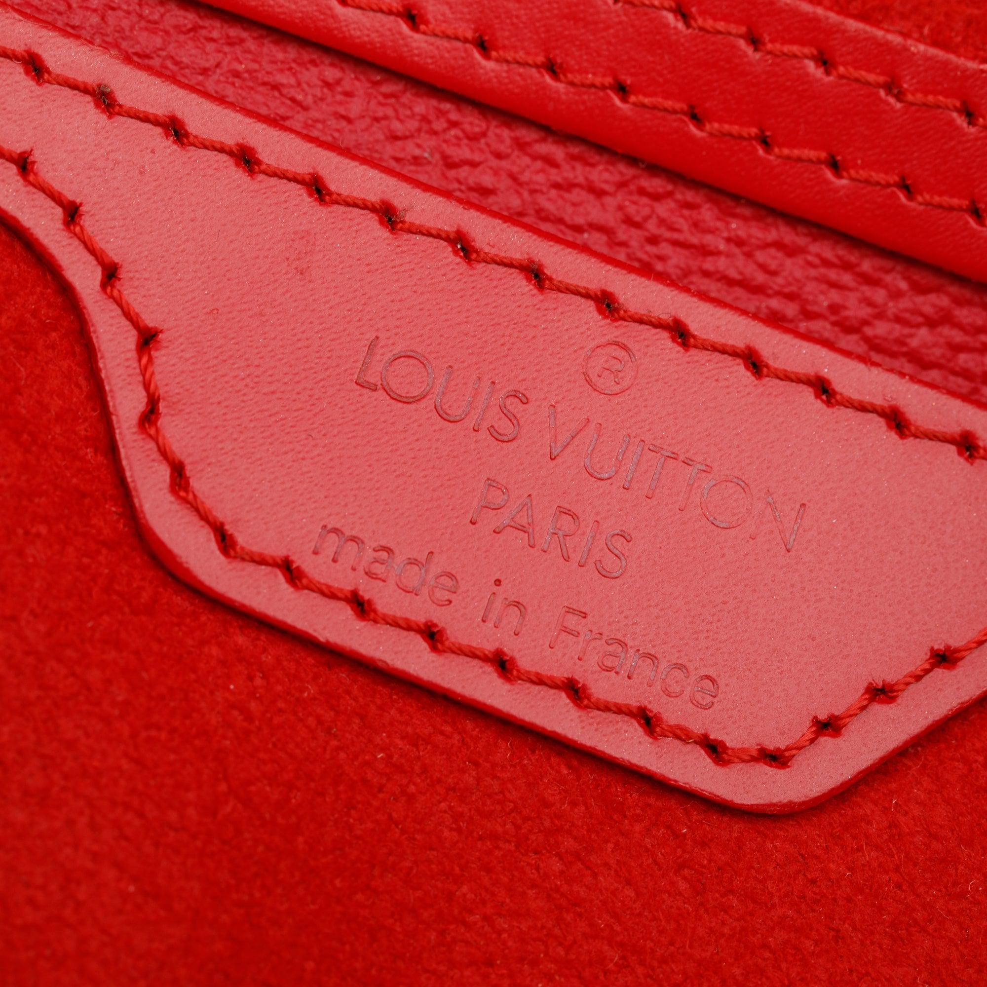 Louis Vuitton Red Epi Leather Mabillon Backpack
