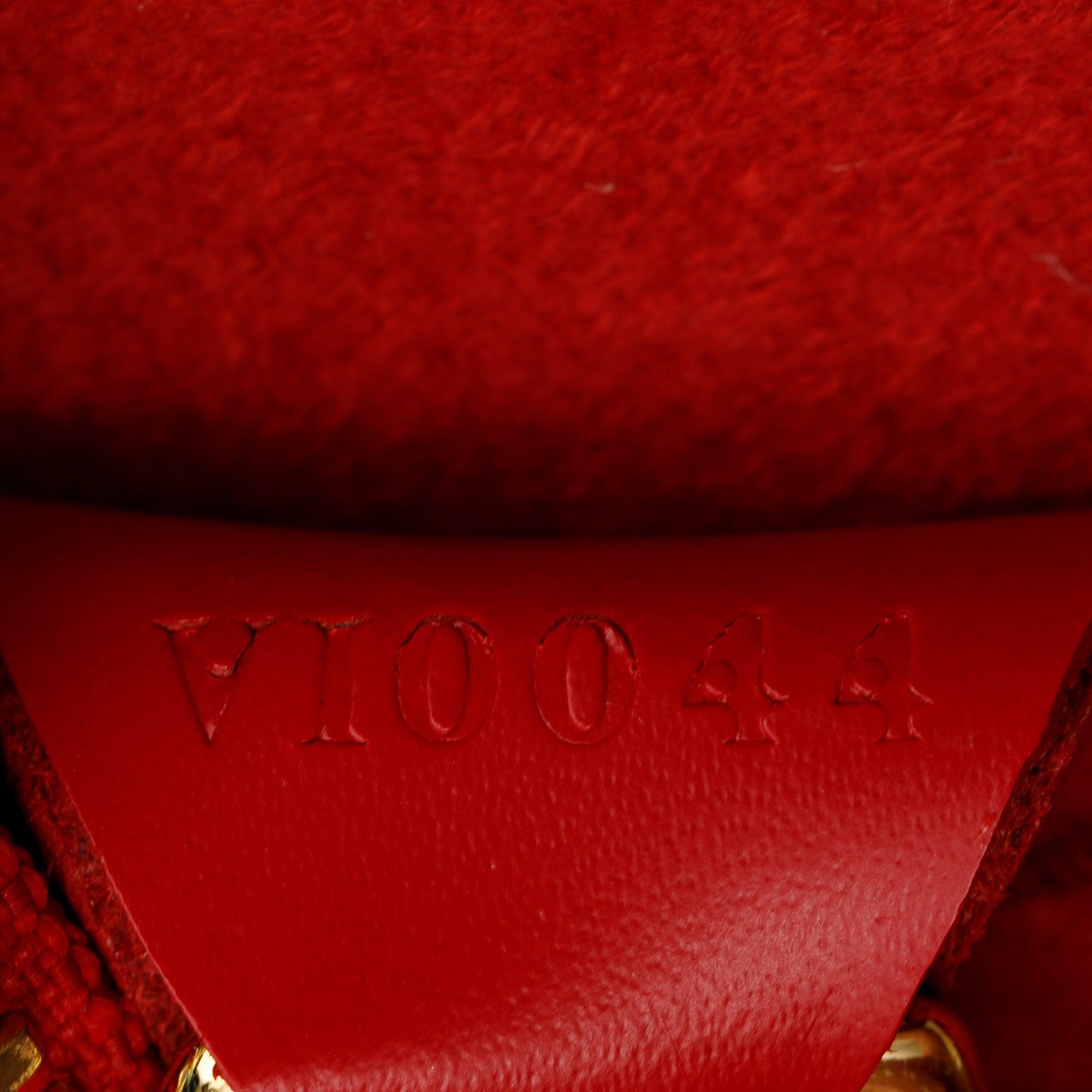 Louis Vuitton Red Epi Leather Mabillon Backpack