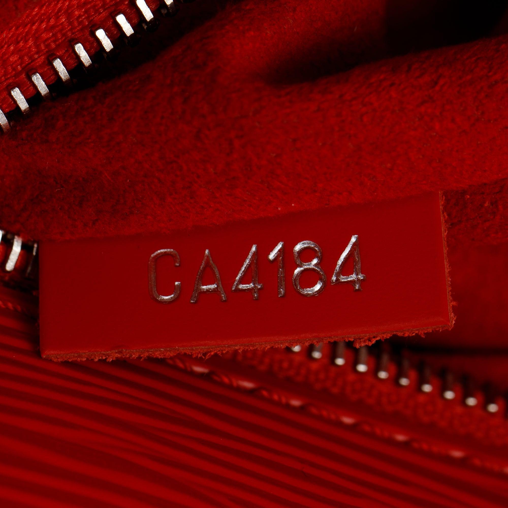 Louis Vuitton Red Epi Leather Marly BB w/ Strap