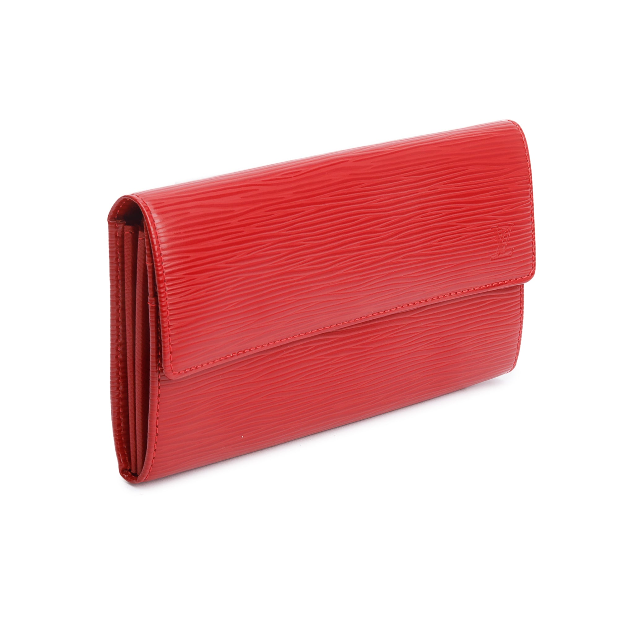 Louis Vuitton Red Epi Leather Sarah Wallet