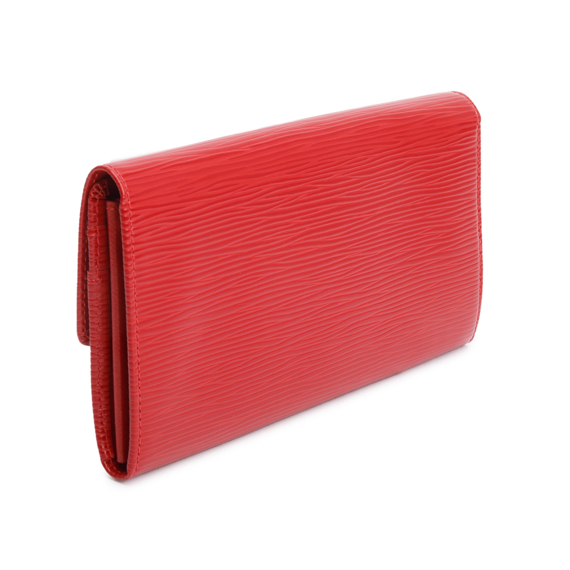 Louis Vuitton Red Epi Leather Sarah Wallet