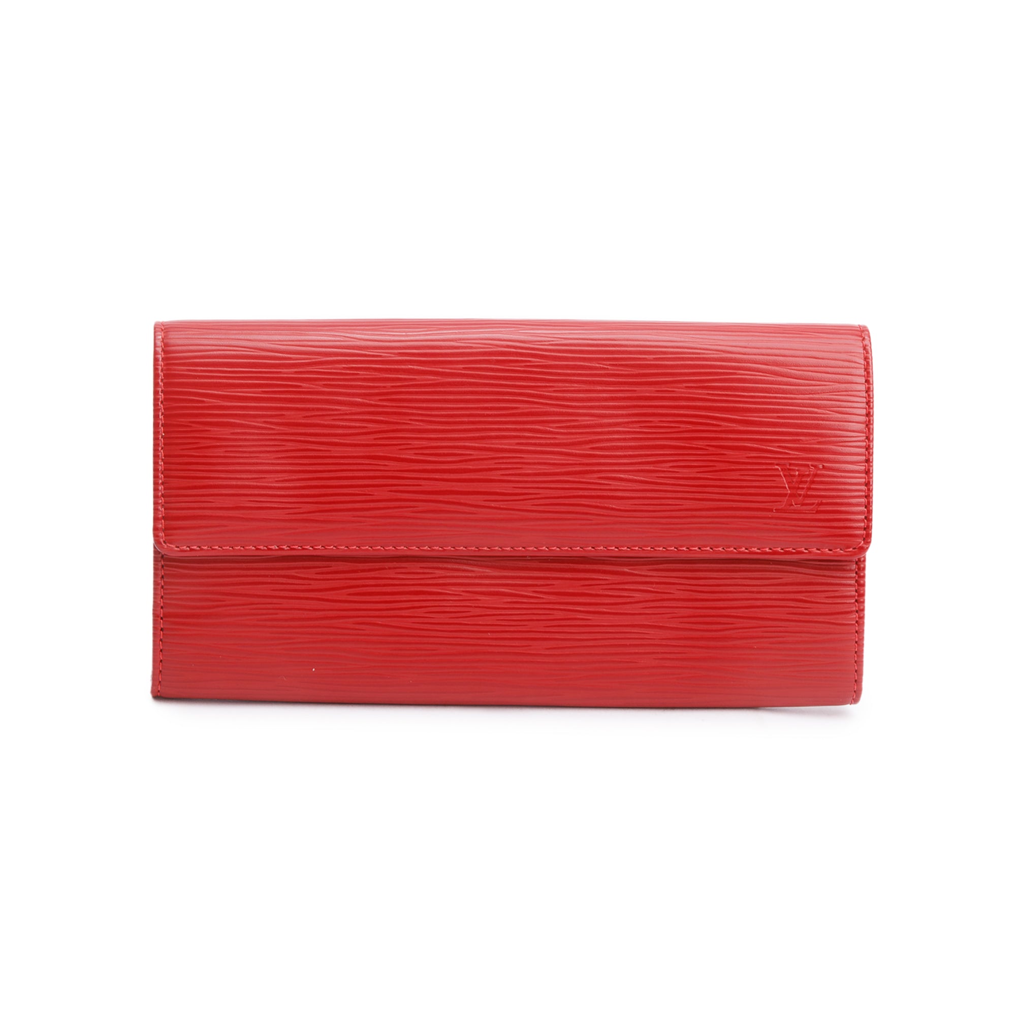 Louis Vuitton Red Epi Leather Sarah Wallet
