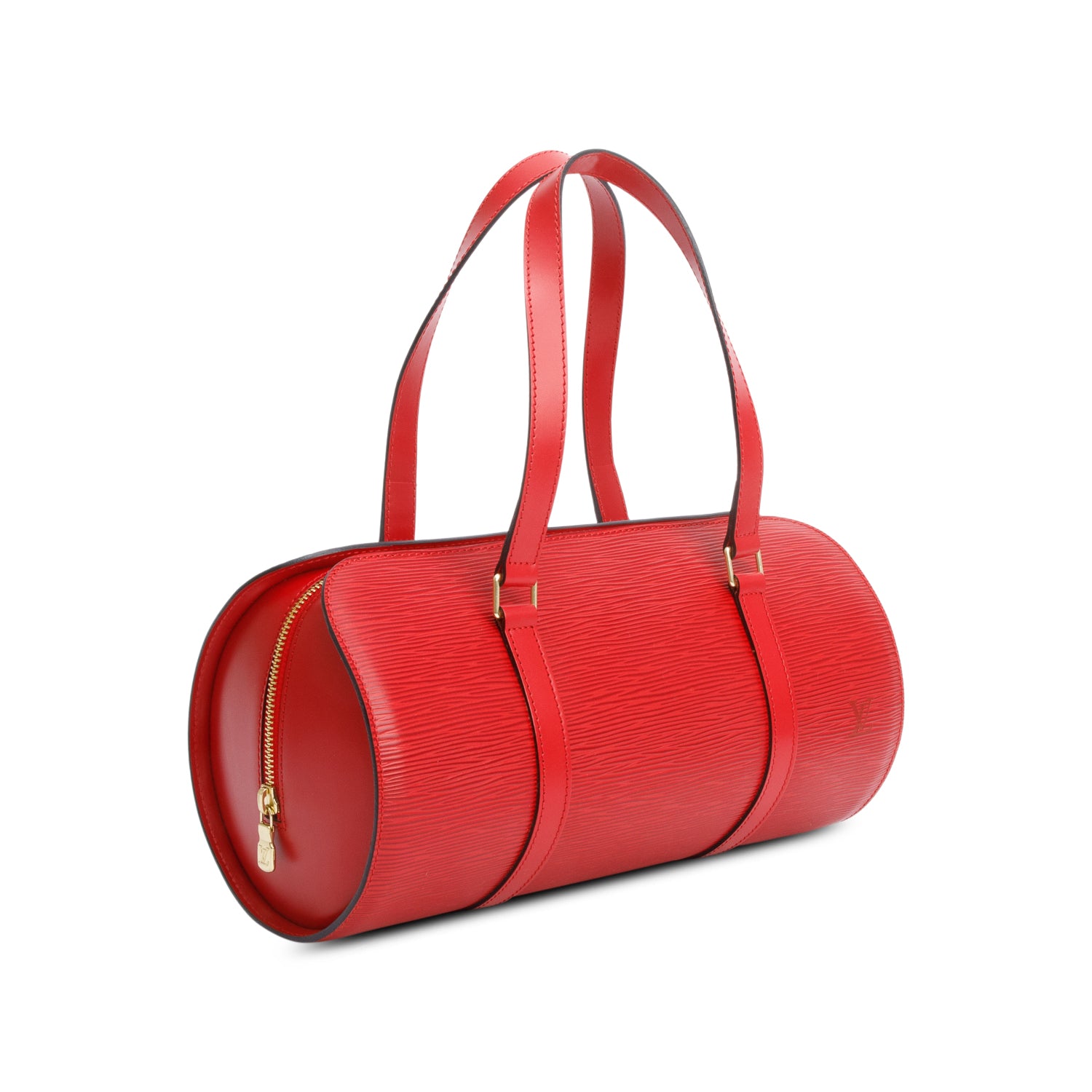 Louis Vuitton Red Epi Leather Soufflot Bag