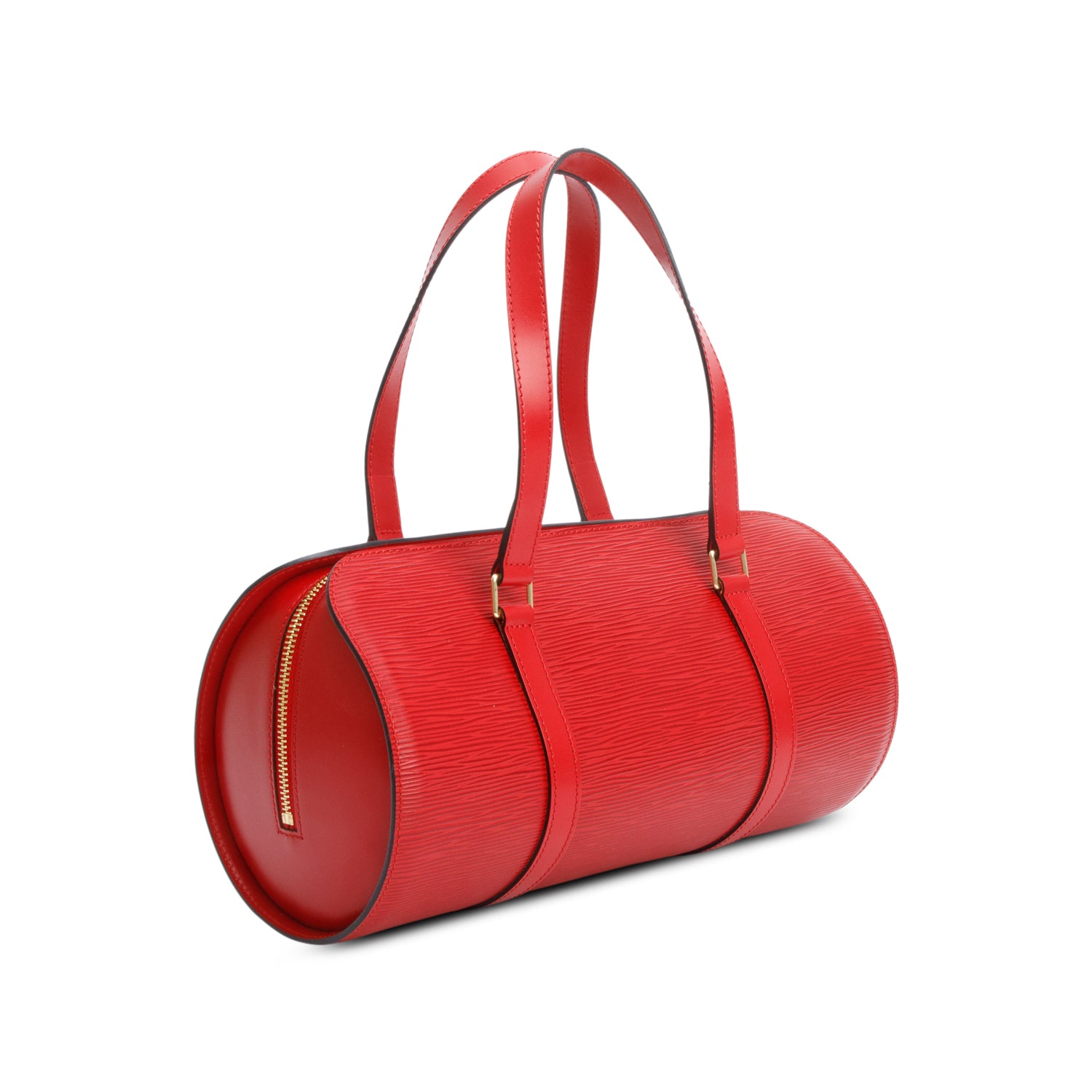 Louis Vuitton Red Epi Leather Soufflot Bag