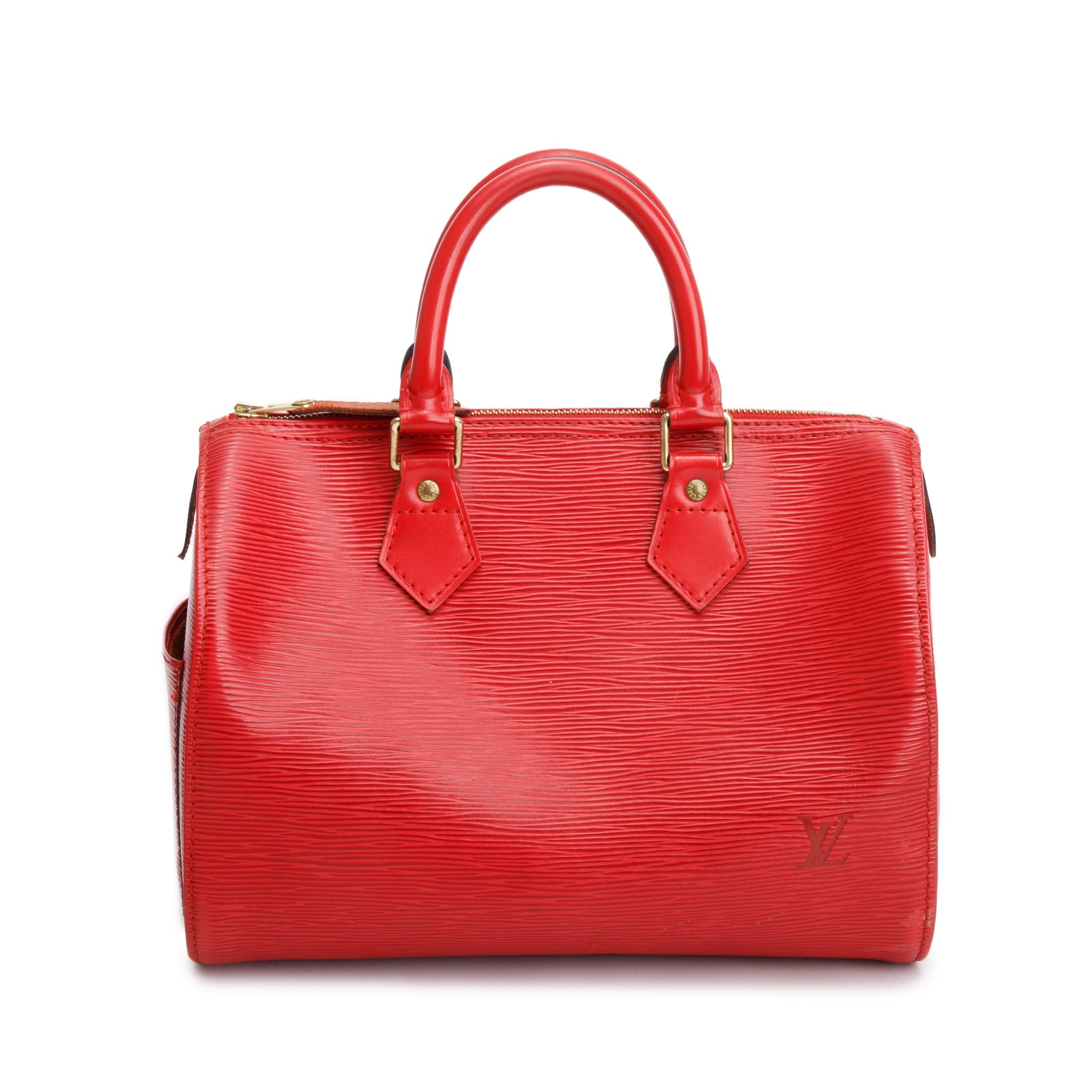 Louis Vuitton Red Epi Leather Speedy 25