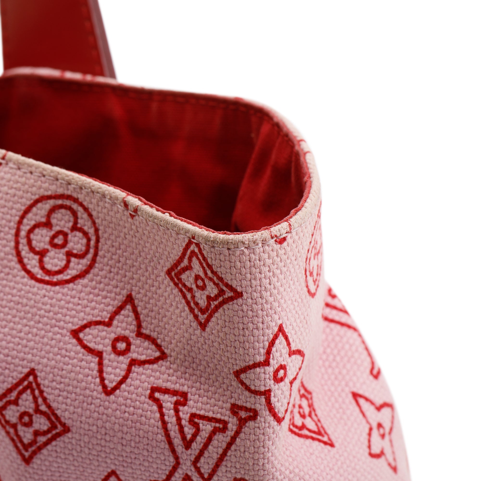 Louis Vuitton Red Monogram Canvas Cabas Ipanema GM