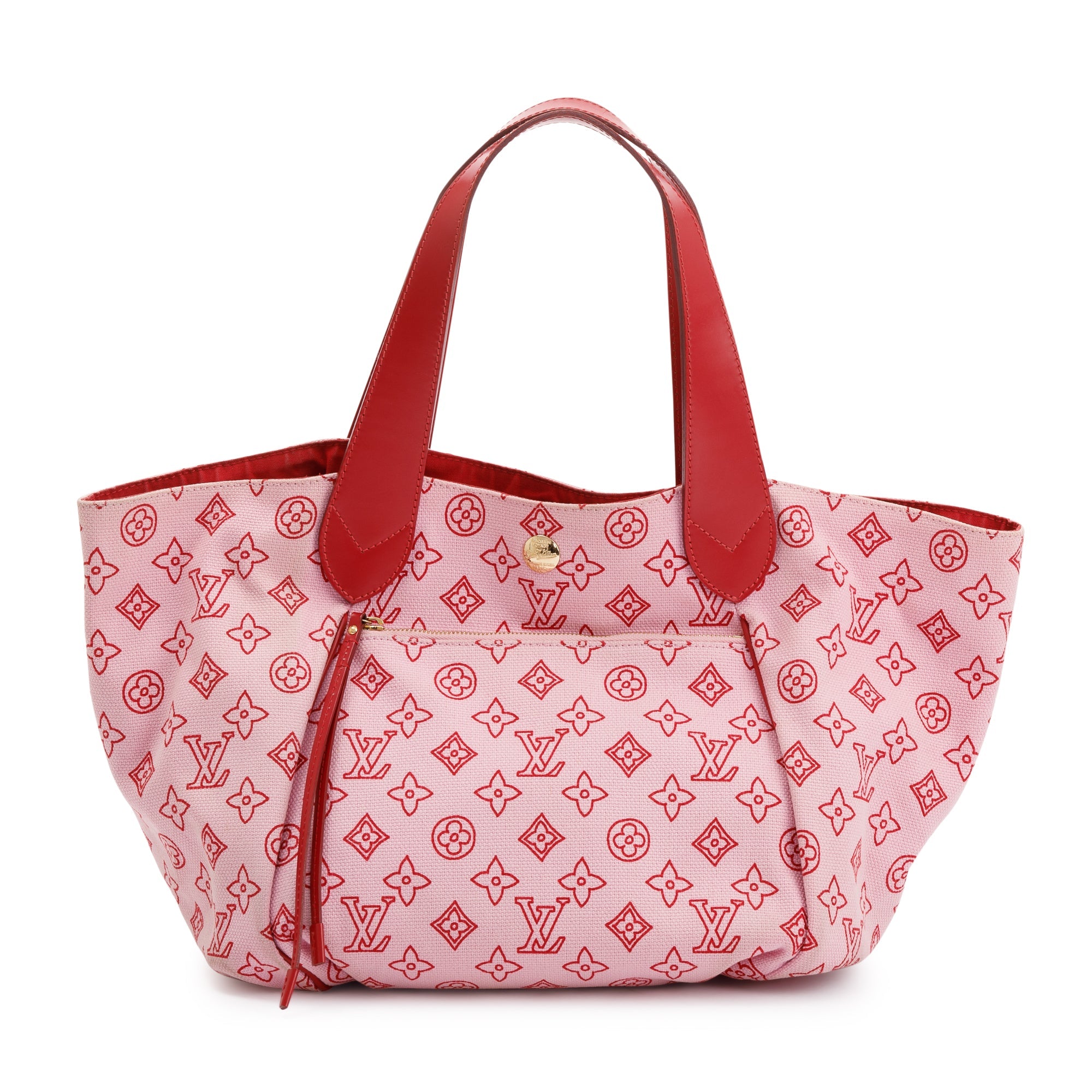 Louis Vuitton Red Monogram Canvas Cabas Ipanema GM