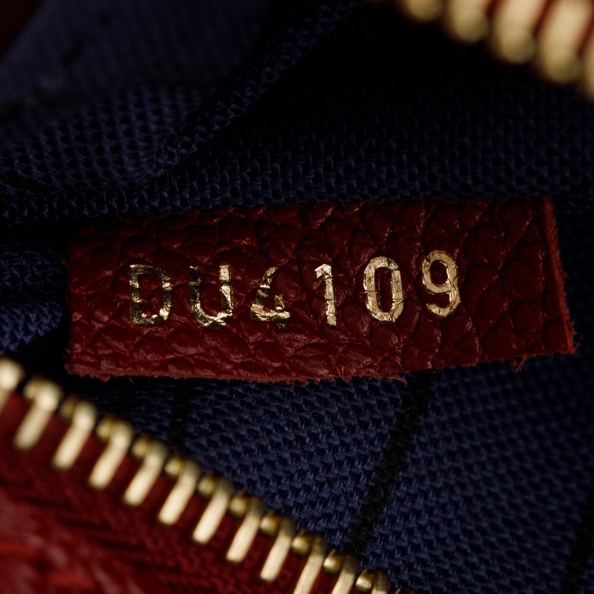 Louis Vuitton Red Monogram Empreinte Leather Pochette Metis w/ Box & Receipt