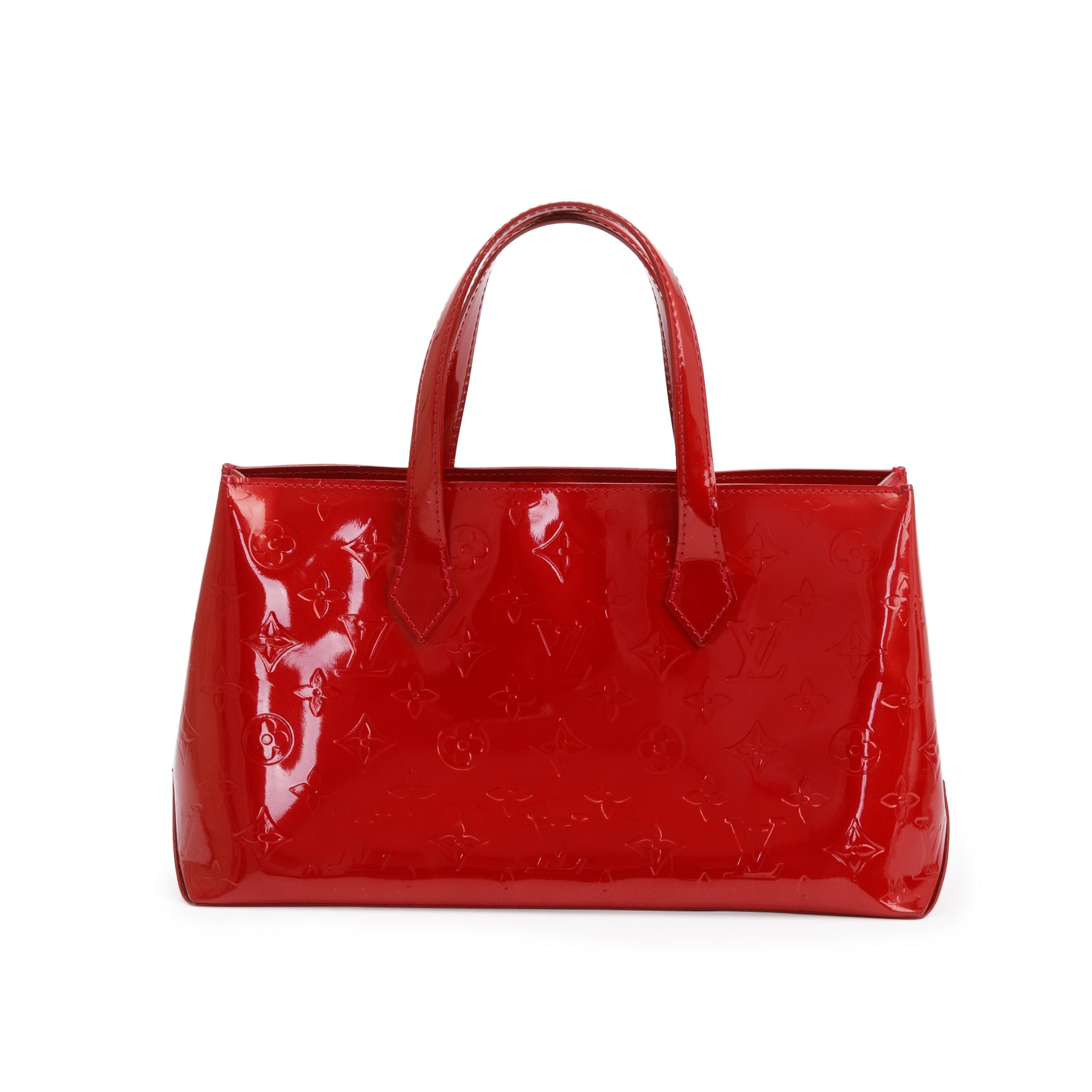 Louis Vuitton Red Monogram Vernis Wilshire PM