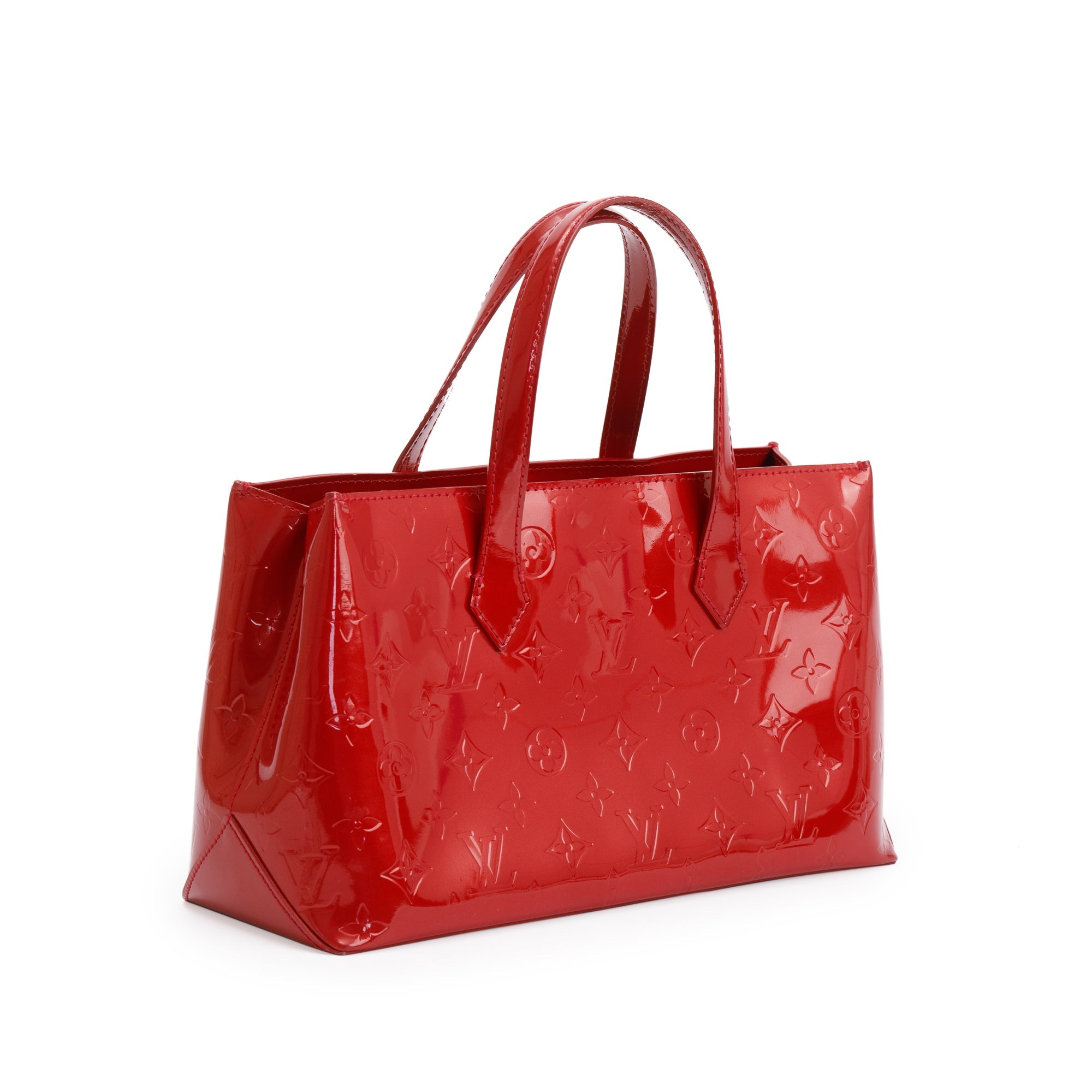 Louis Vuitton Red Monogram Vernis Wilshire PM
