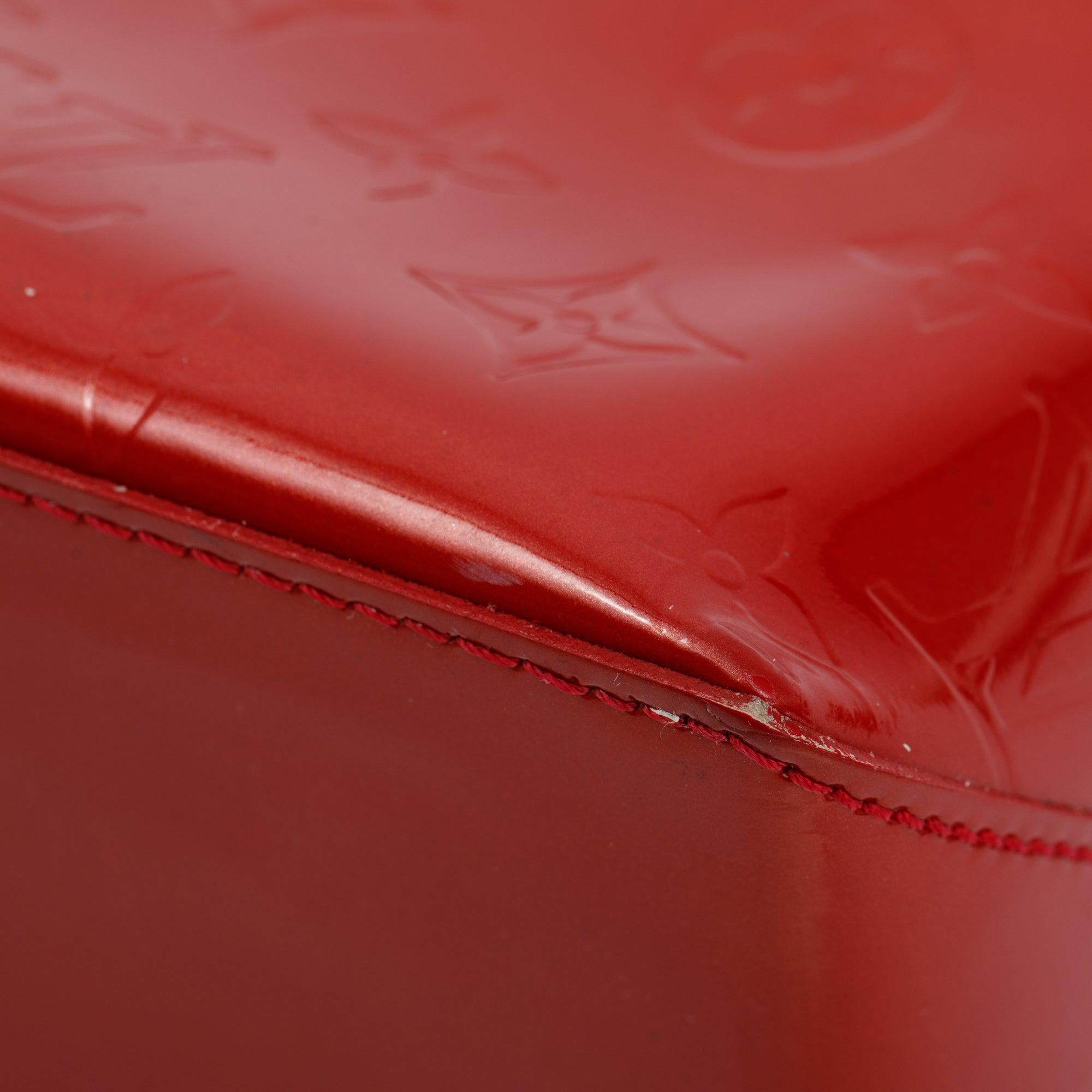 Louis Vuitton Red Monogram Vernis Wilshire PM