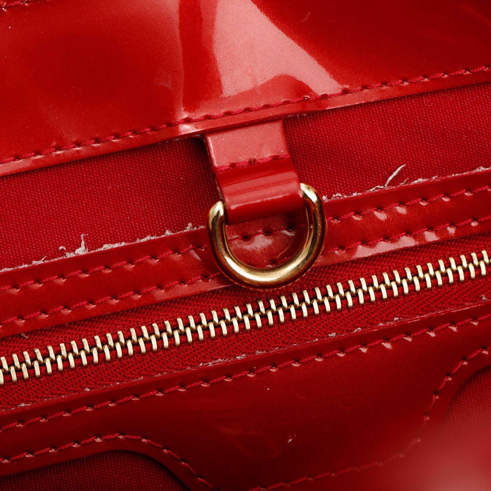 Louis Vuitton Red Monogram Vernis Wilshire PM