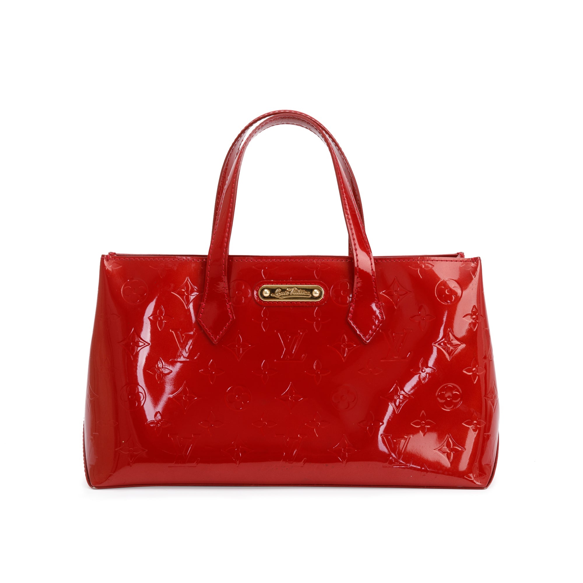 Louis Vuitton Red Monogram Vernis Wilshire PM