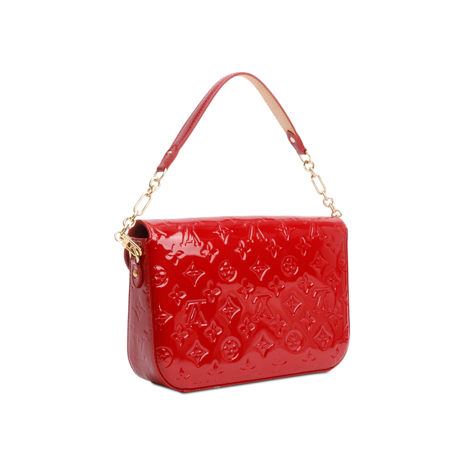 Louis Vuitton Red Vernis Leather Rodeo Drive