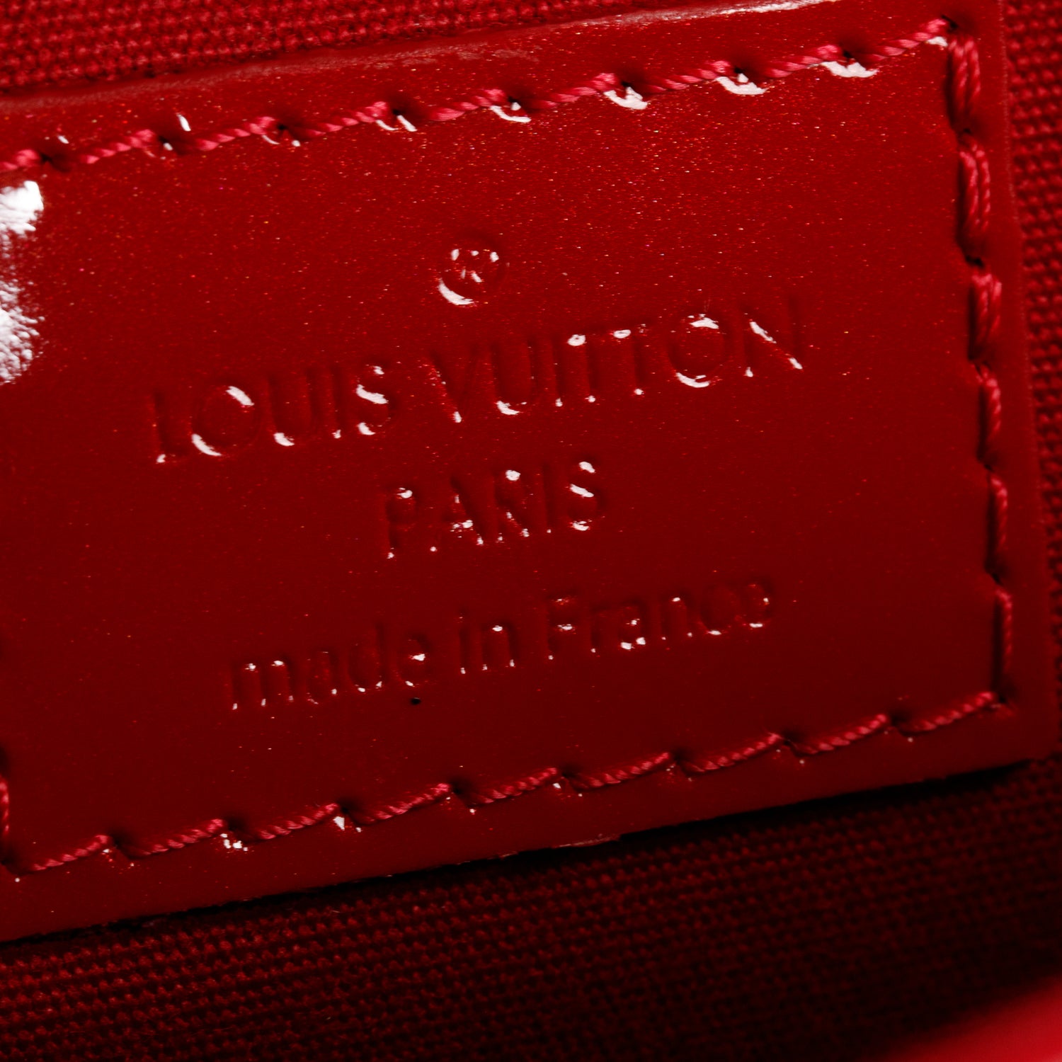 Louis Vuitton Red Vernis Leather Rodeo Drive