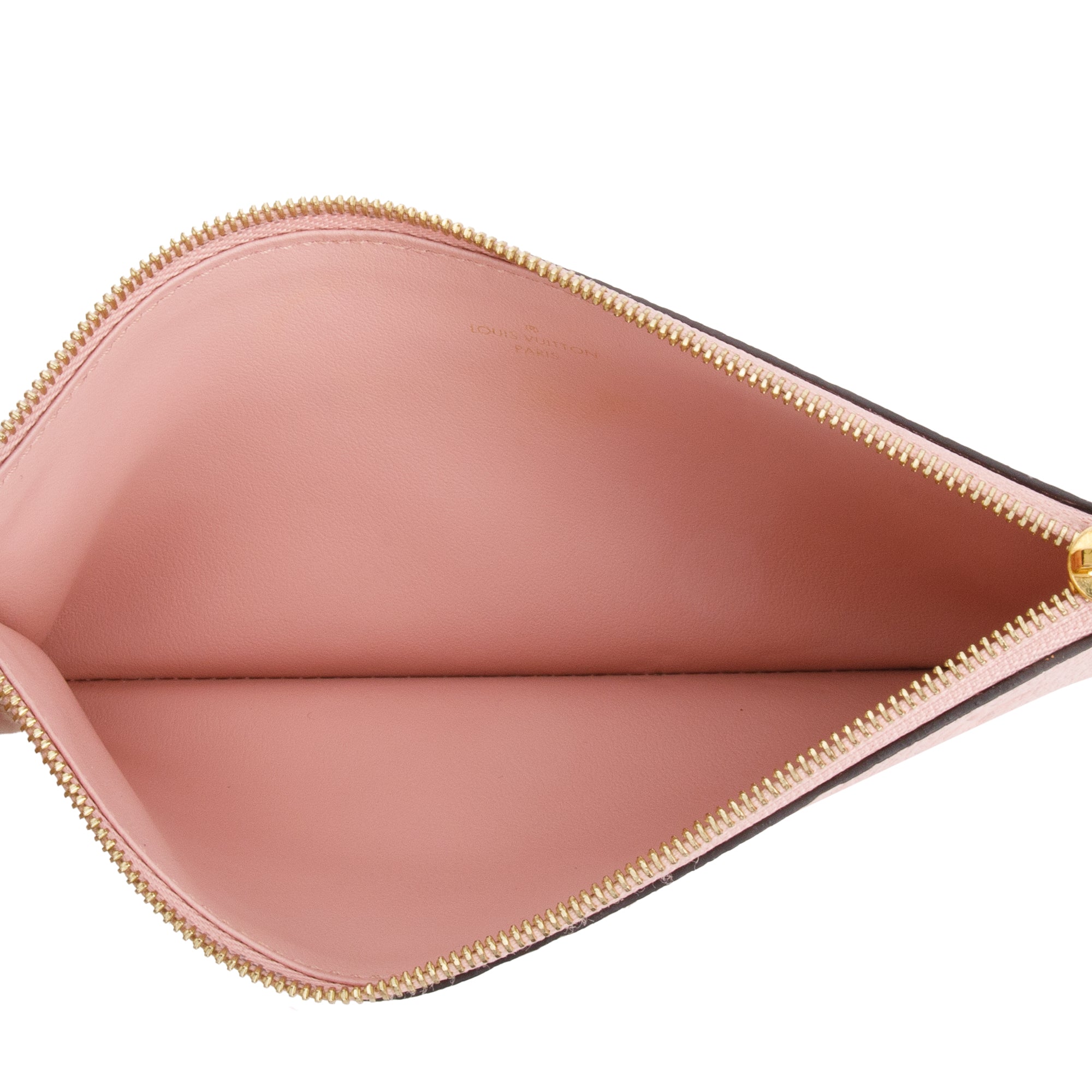 Louis Vuitton Rose Poudre Monogram Empreinte Leather Felicie Pochette w/ Inserts