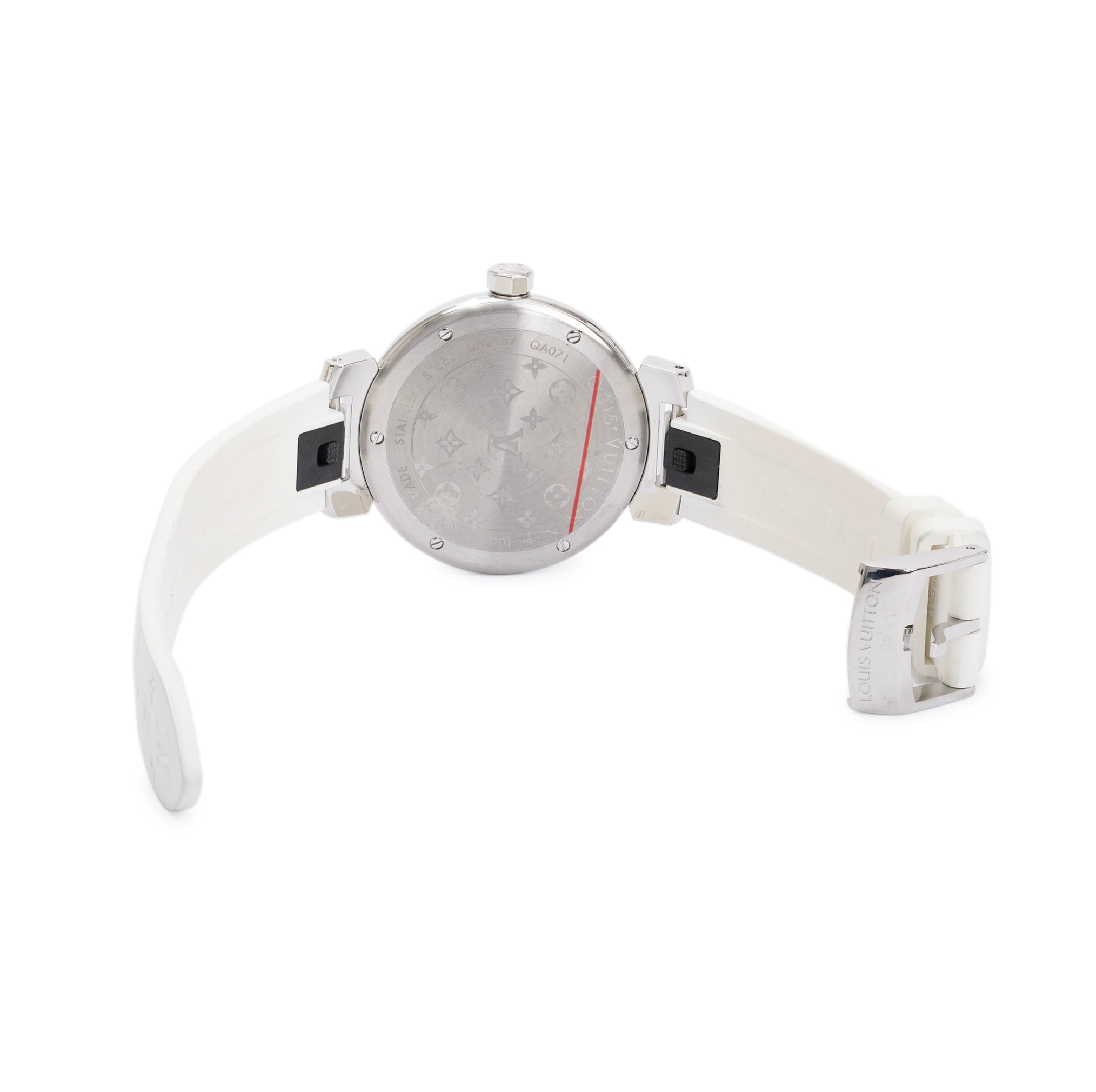 Louis Vuitton Stainless Steel Tambour 34 MM Watch