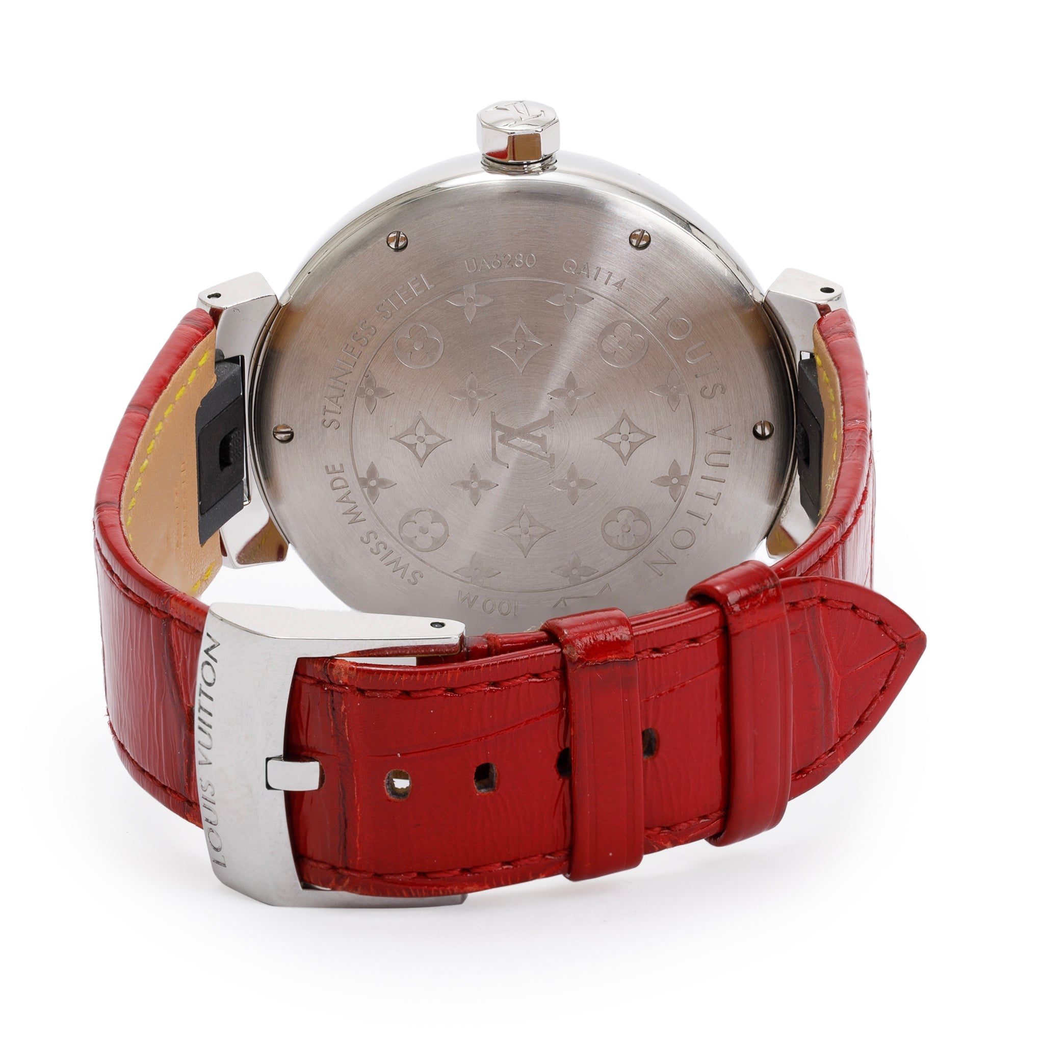 Louis Vuitton Stainless Steel Tambour GM 41 MM Watch